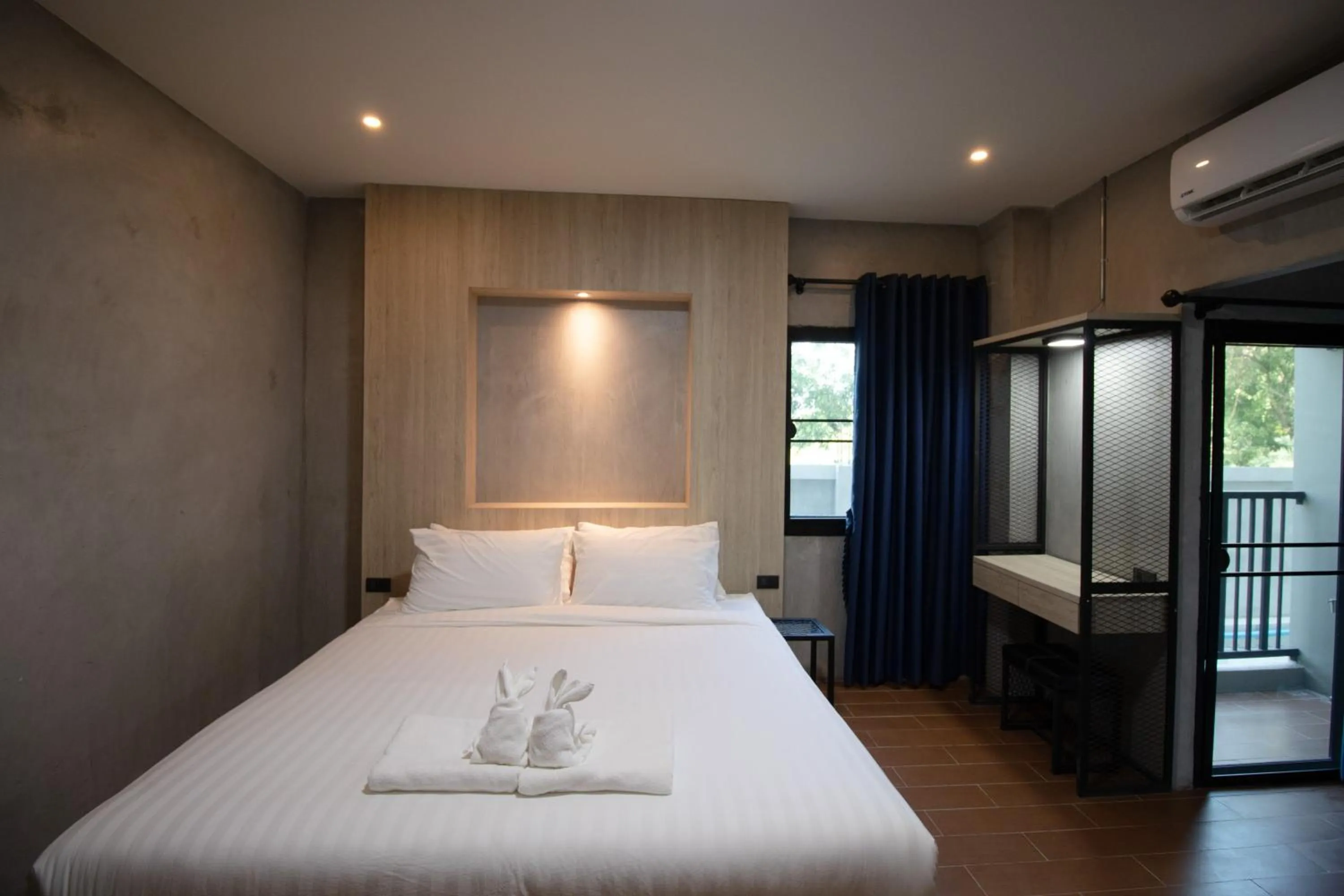 Bedroom, Bed in Rabbit Hotel Phimai