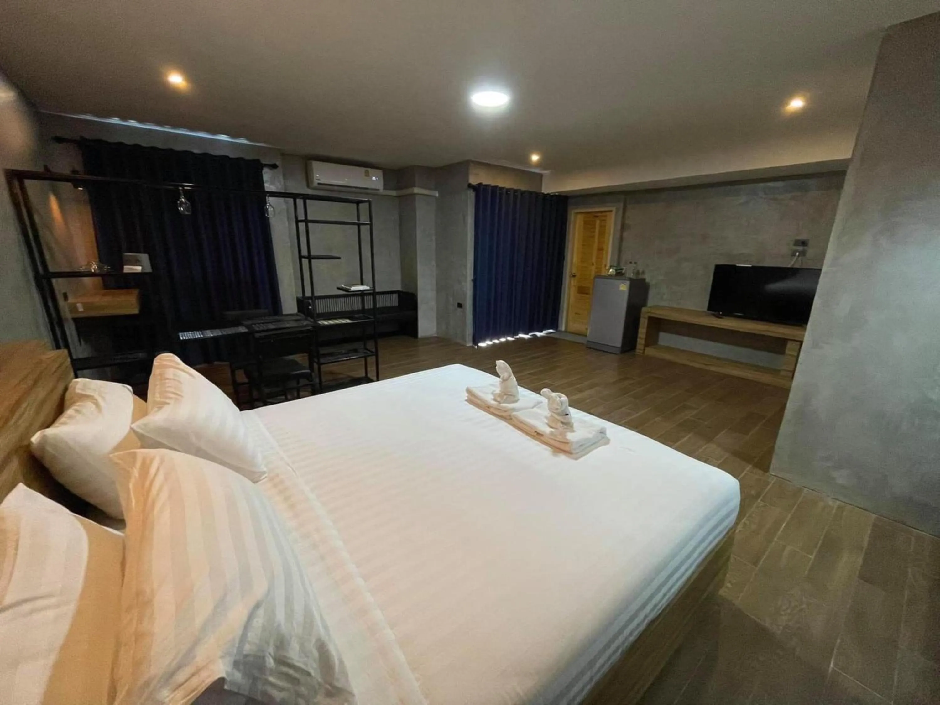 Bed in Rabbit Hotel Phimai