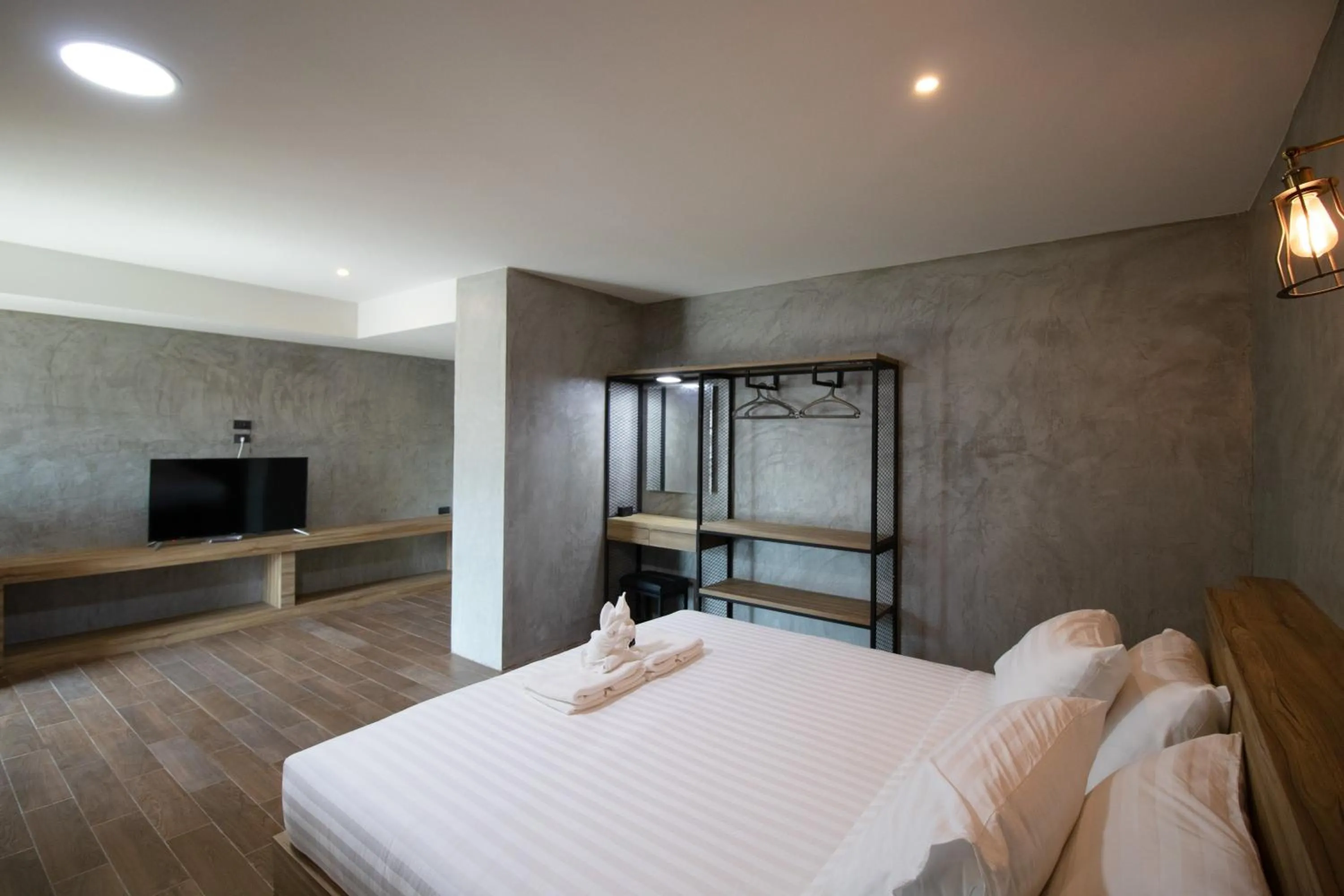 Bedroom, Bed in Rabbit Hotel Phimai