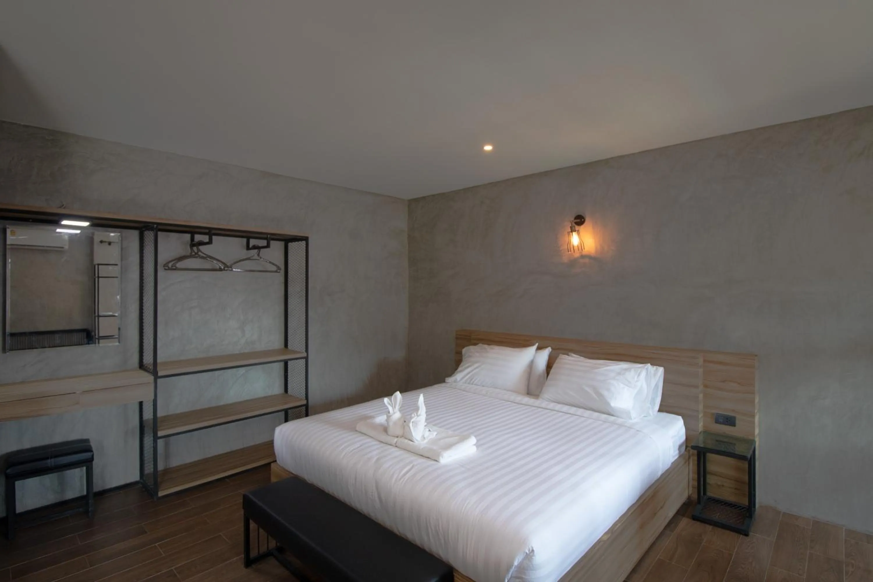 Bedroom, Bed in Rabbit Hotel Phimai