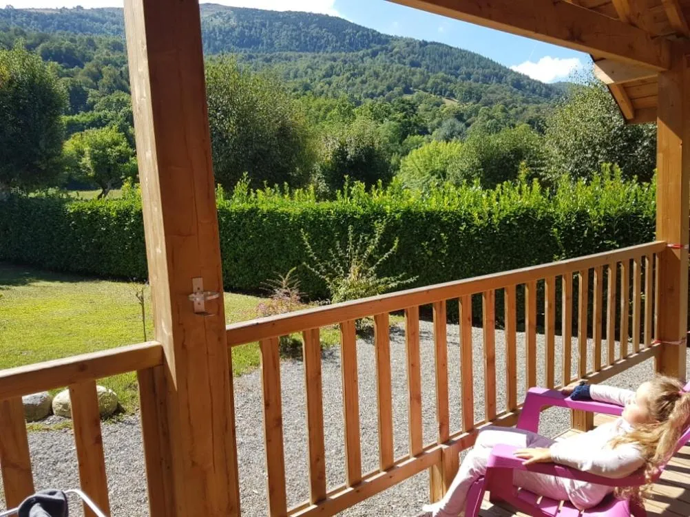 Balcony/Terrace in Chalets du Lac