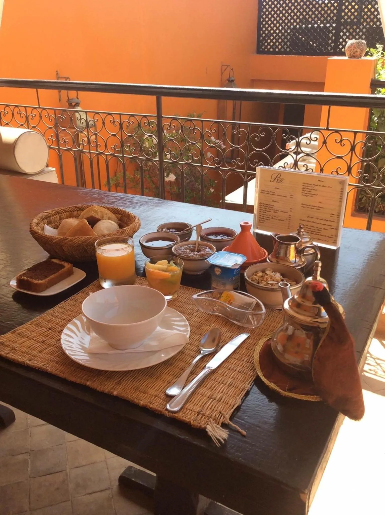 Breakfast in Riad Hermès