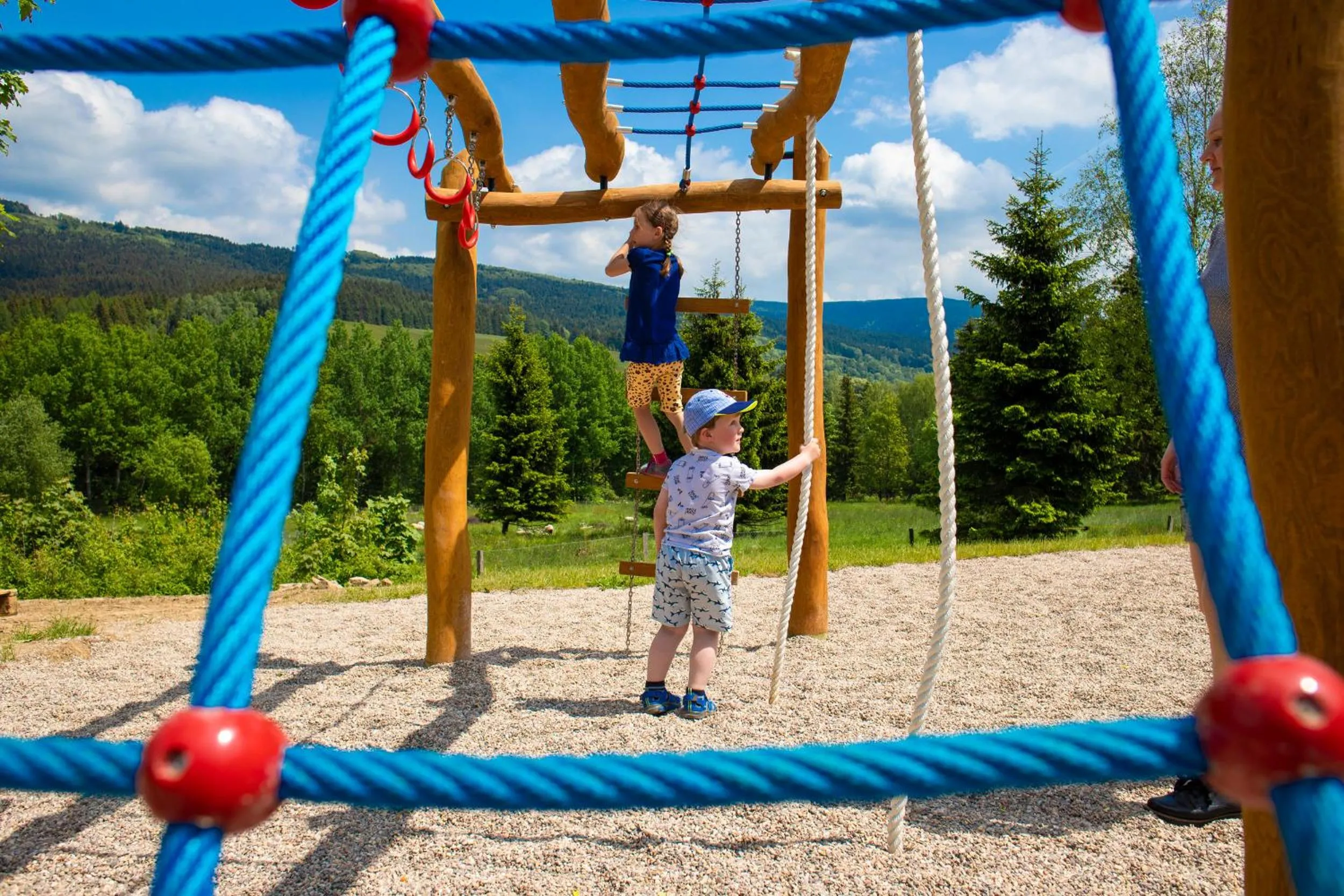 Children play ground in Amenity Hotel & Resort Orlické hory