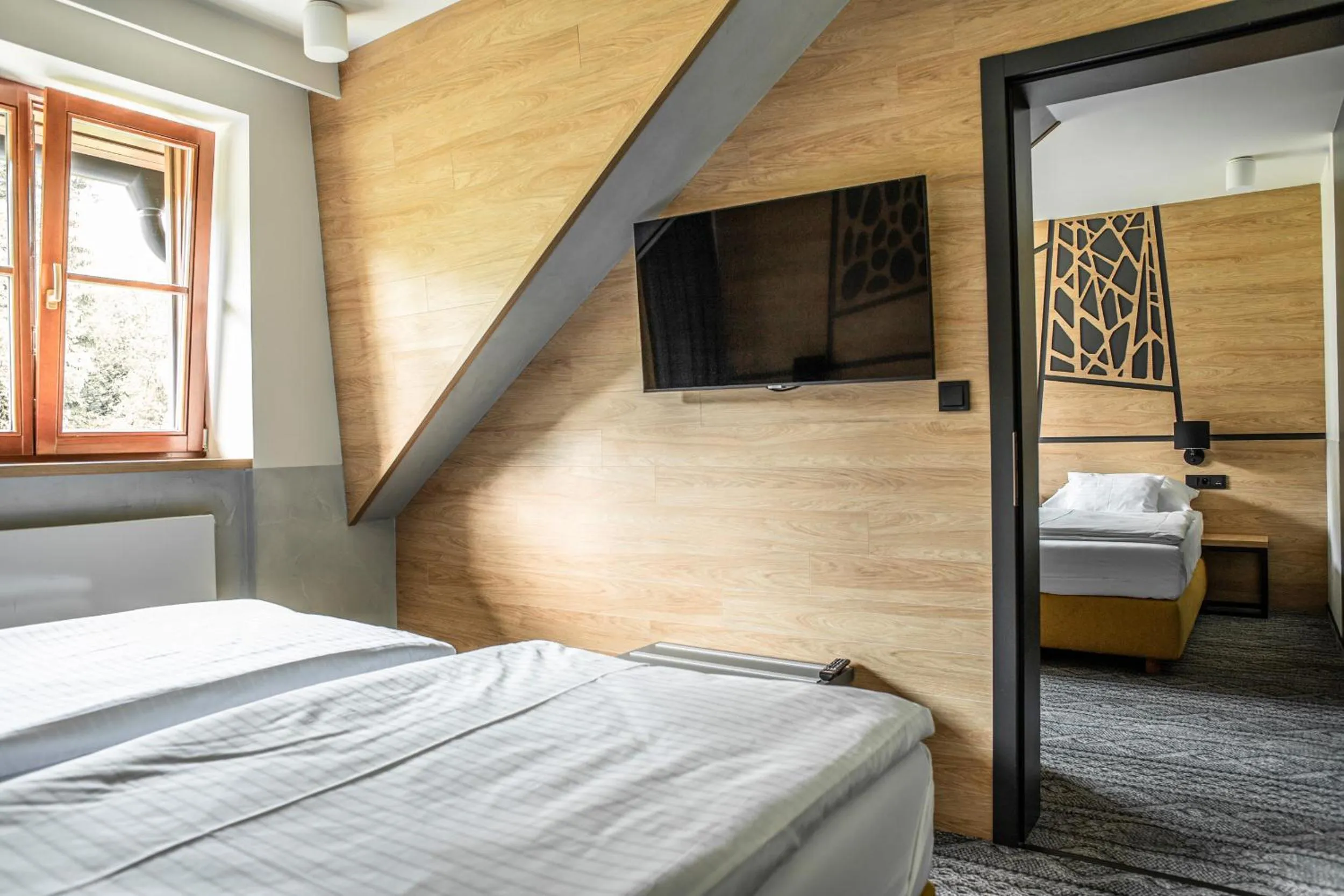 Bedroom, Bed in Amenity Hotel & Resort Orlické hory