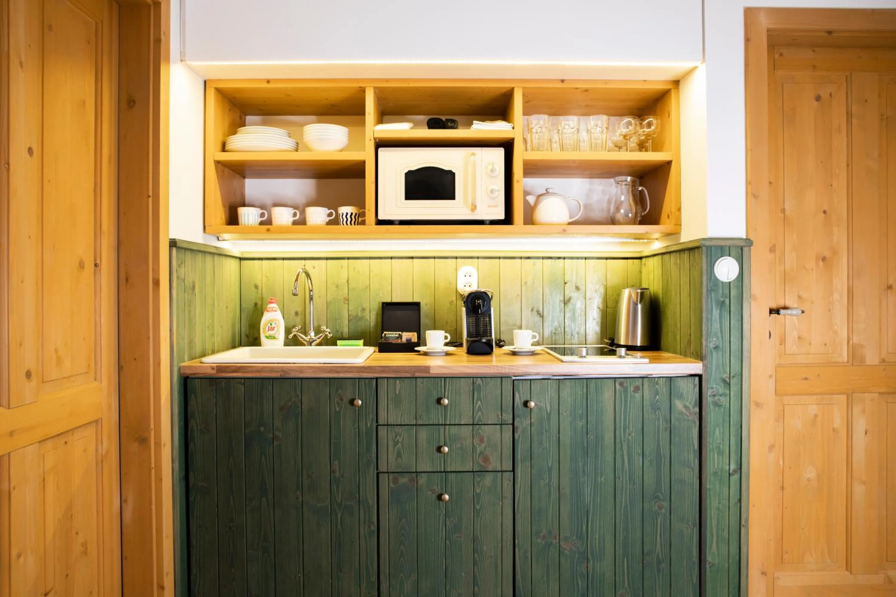 Kitchen or kitchenette in Amenity Hotel & Resort Orlické hory