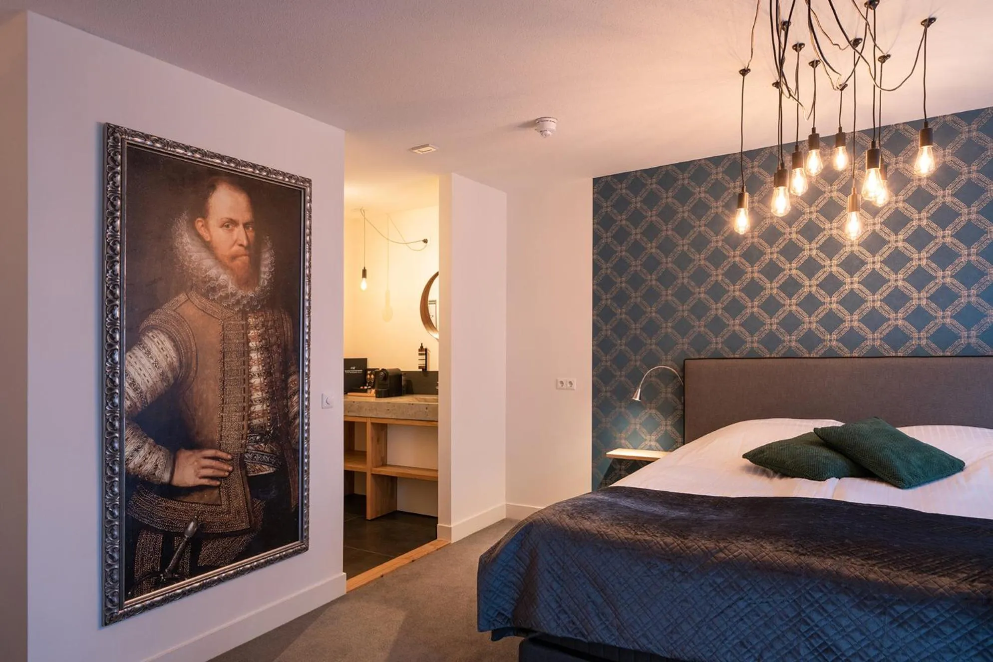 Bedroom, Bed in Boutique hotel & brasserie de Heerlyckheid