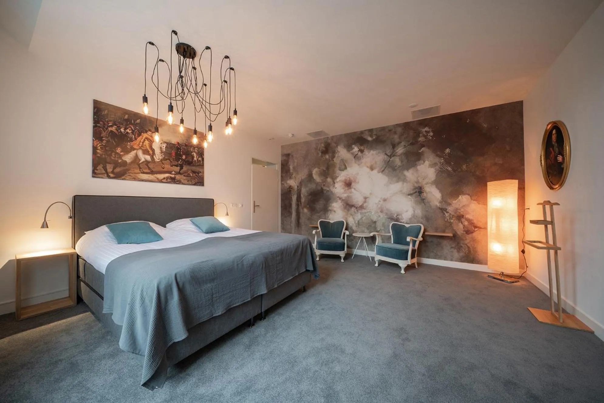 Bedroom, Bed in Boutique hotel & brasserie de Heerlyckheid