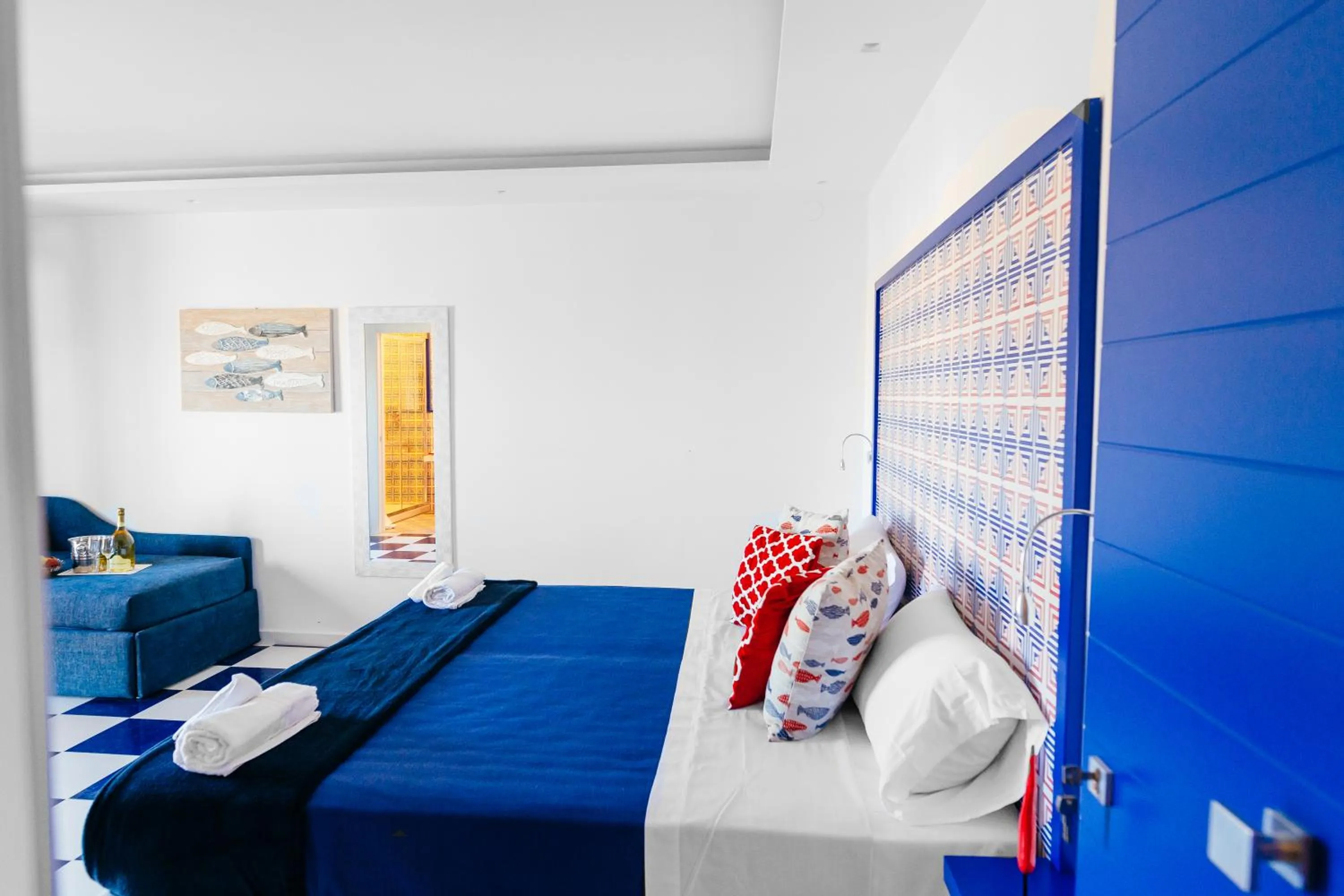 Bed in Maison Serena Sorrento