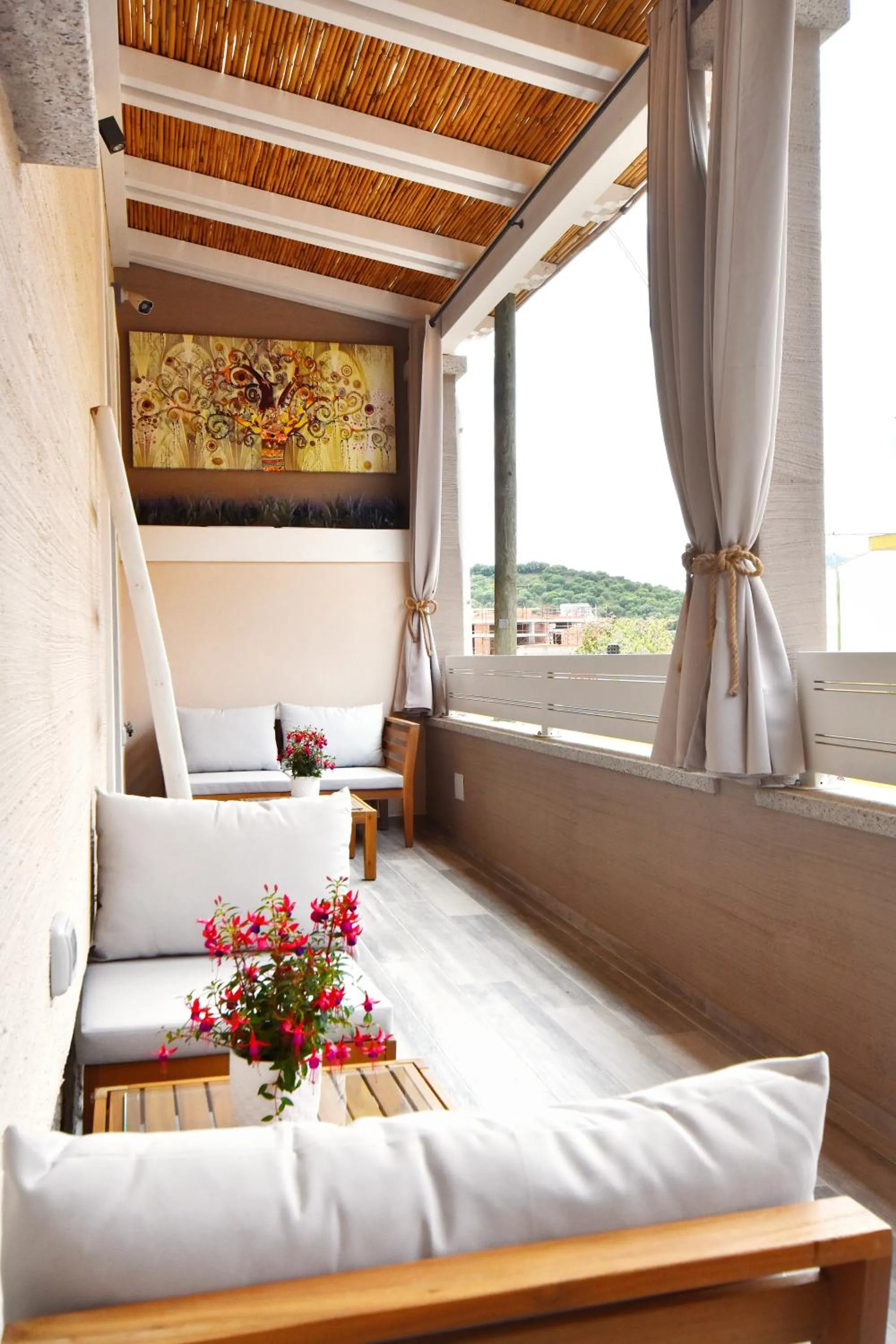 Patio, Bed in Elis b&b Villasimius