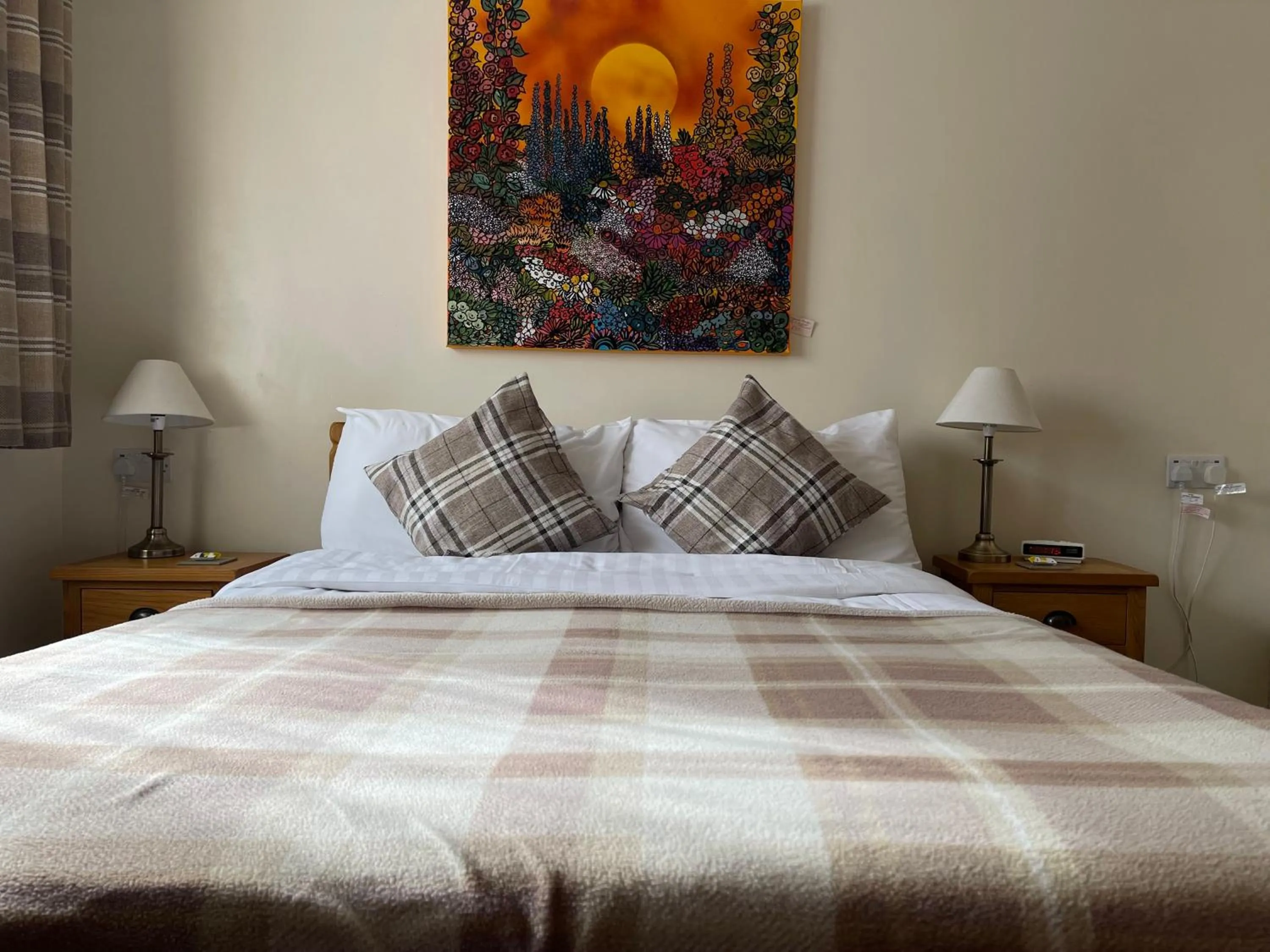 Bed in The White Horse Inn, Clun