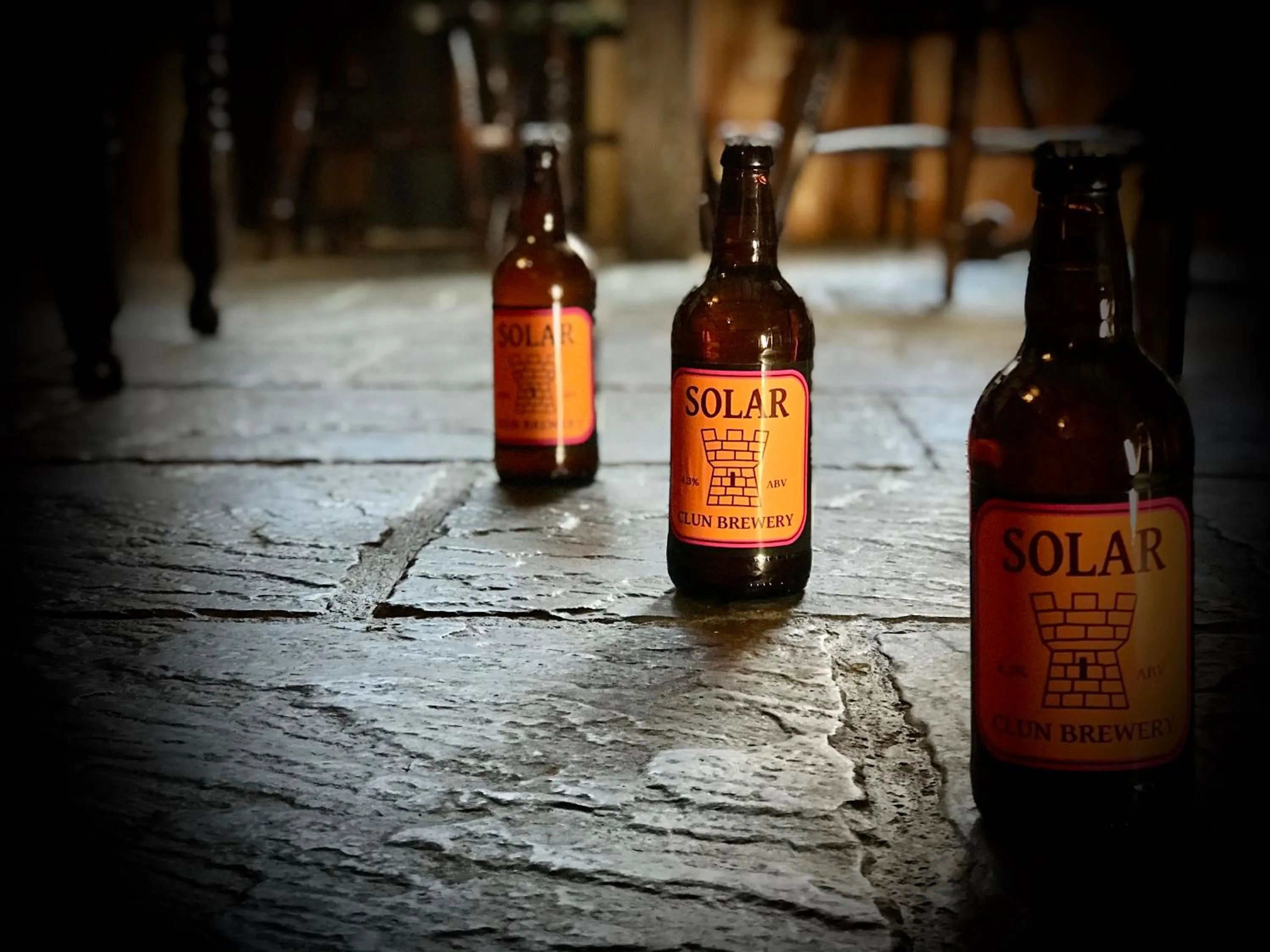 Drinks in The White Horse Inn, Clun