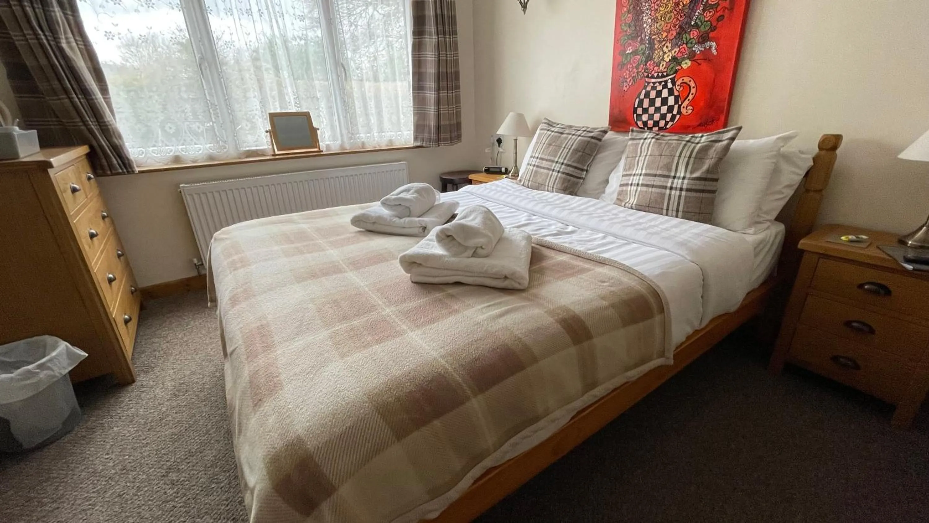 Bed in The White Horse Inn, Clun