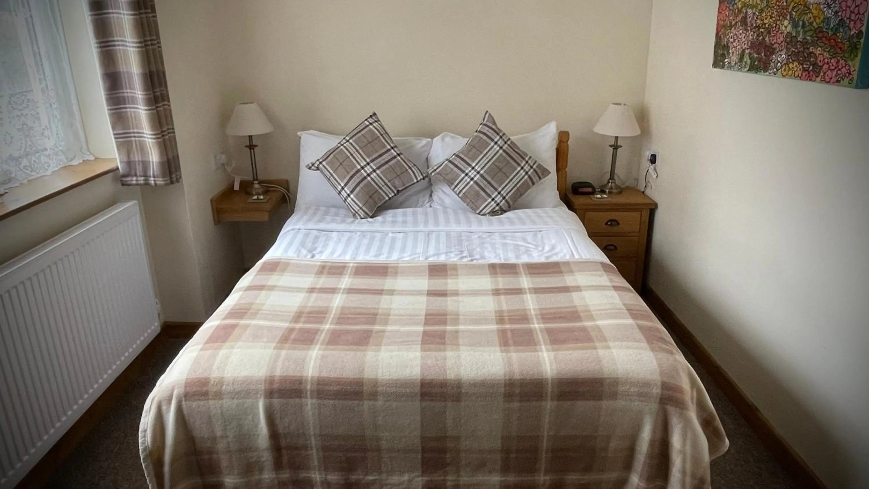 Bed in The White Horse Inn, Clun