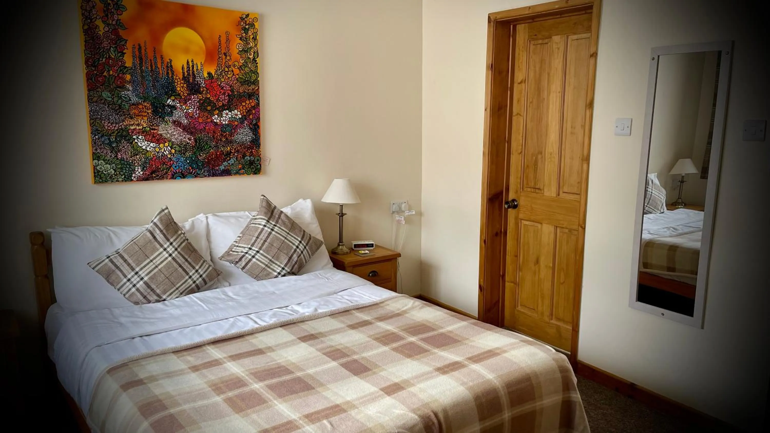 Bed in The White Horse Inn, Clun