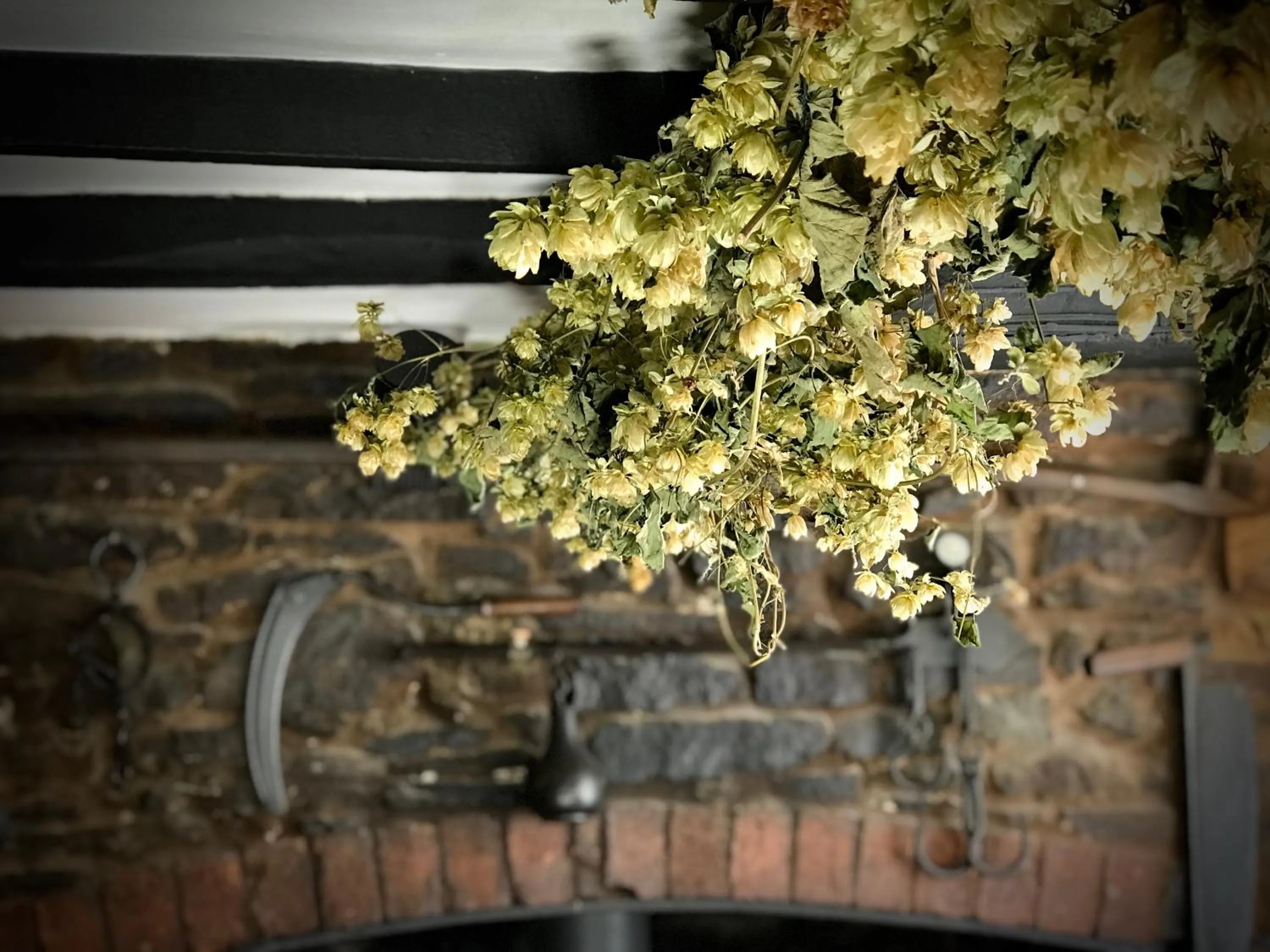 Decorative detail in The White Horse Inn, Clun