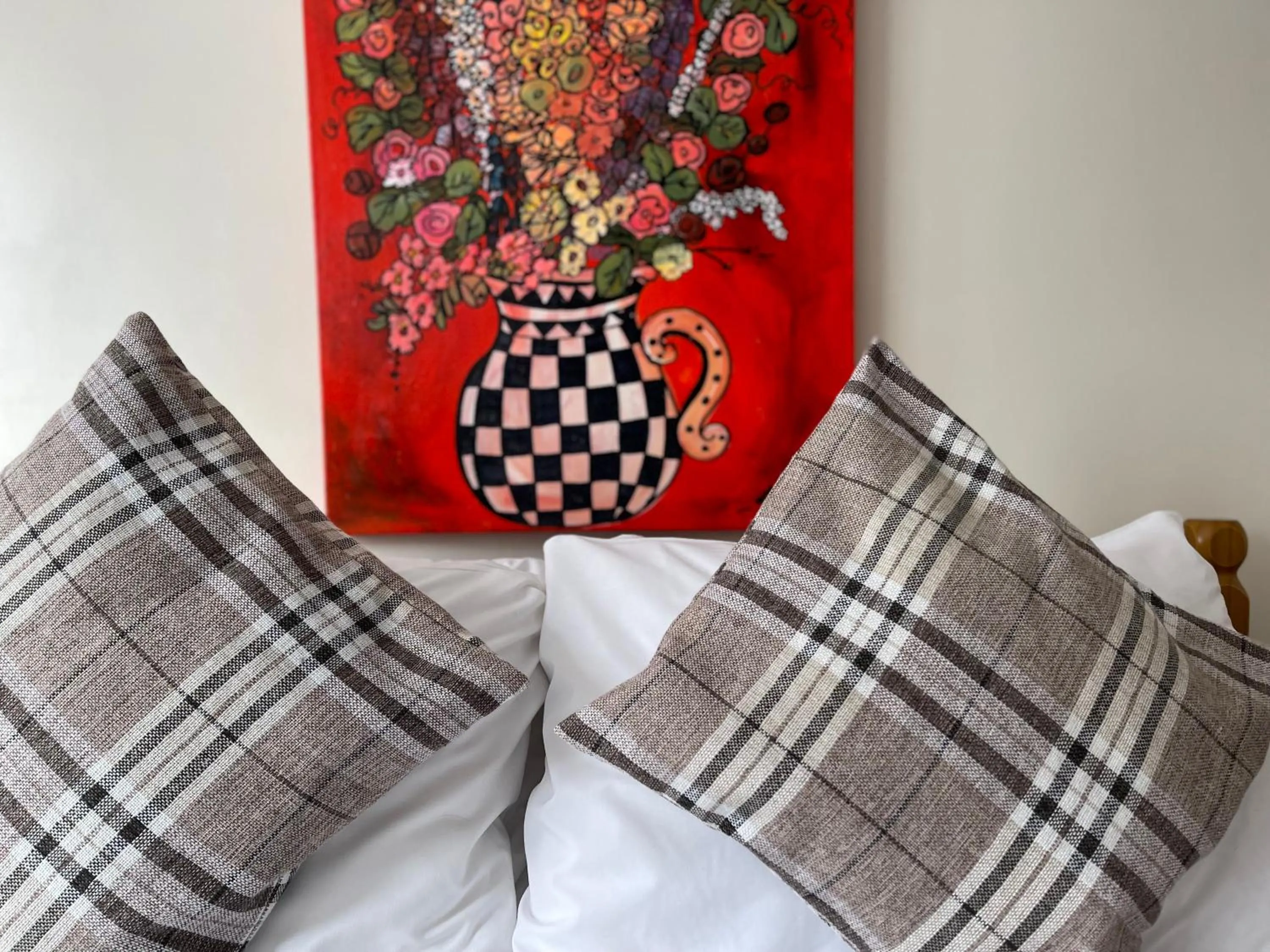 Bed in The White Horse Inn, Clun