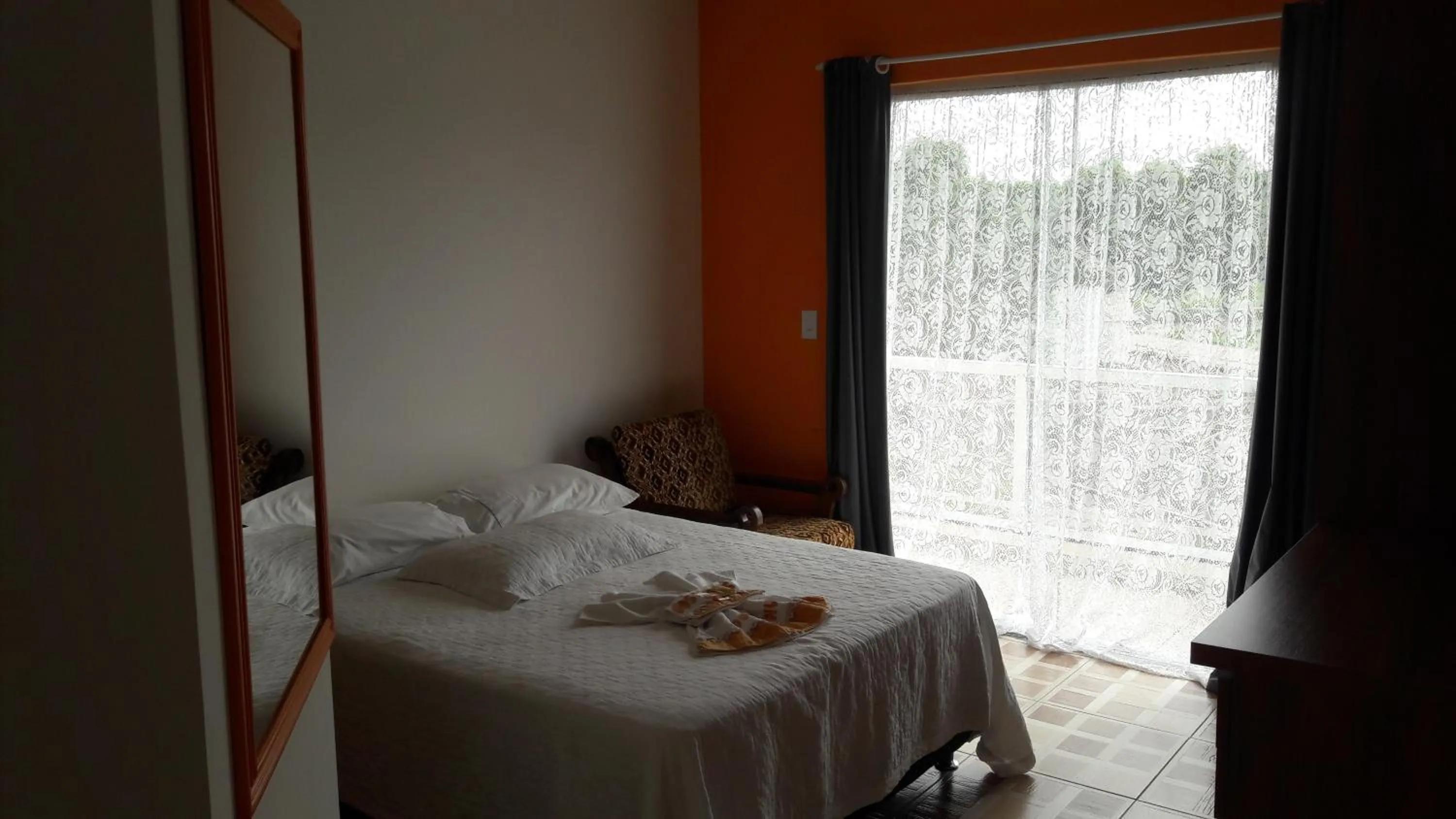 Bed in Hotel Pousada Oosterhuis