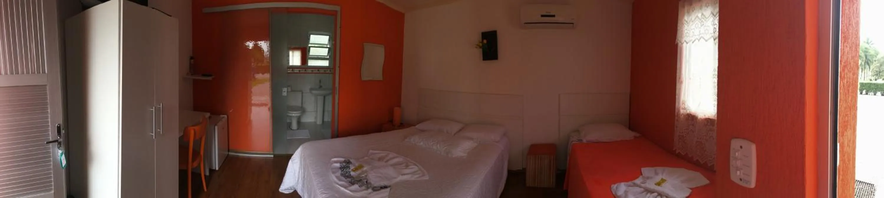 Bed in Hotel Pousada Oosterhuis