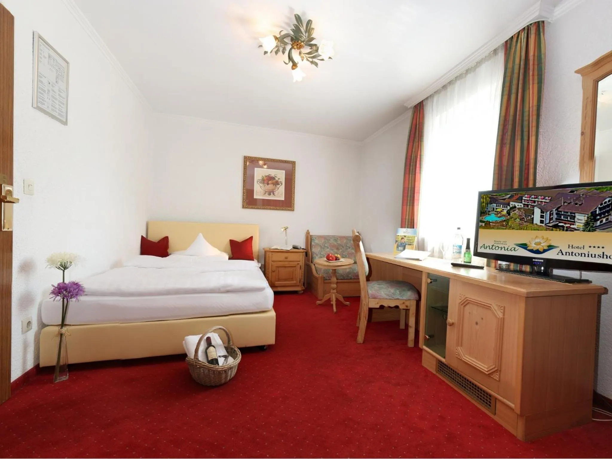 Bed in Hotel Antoniushof