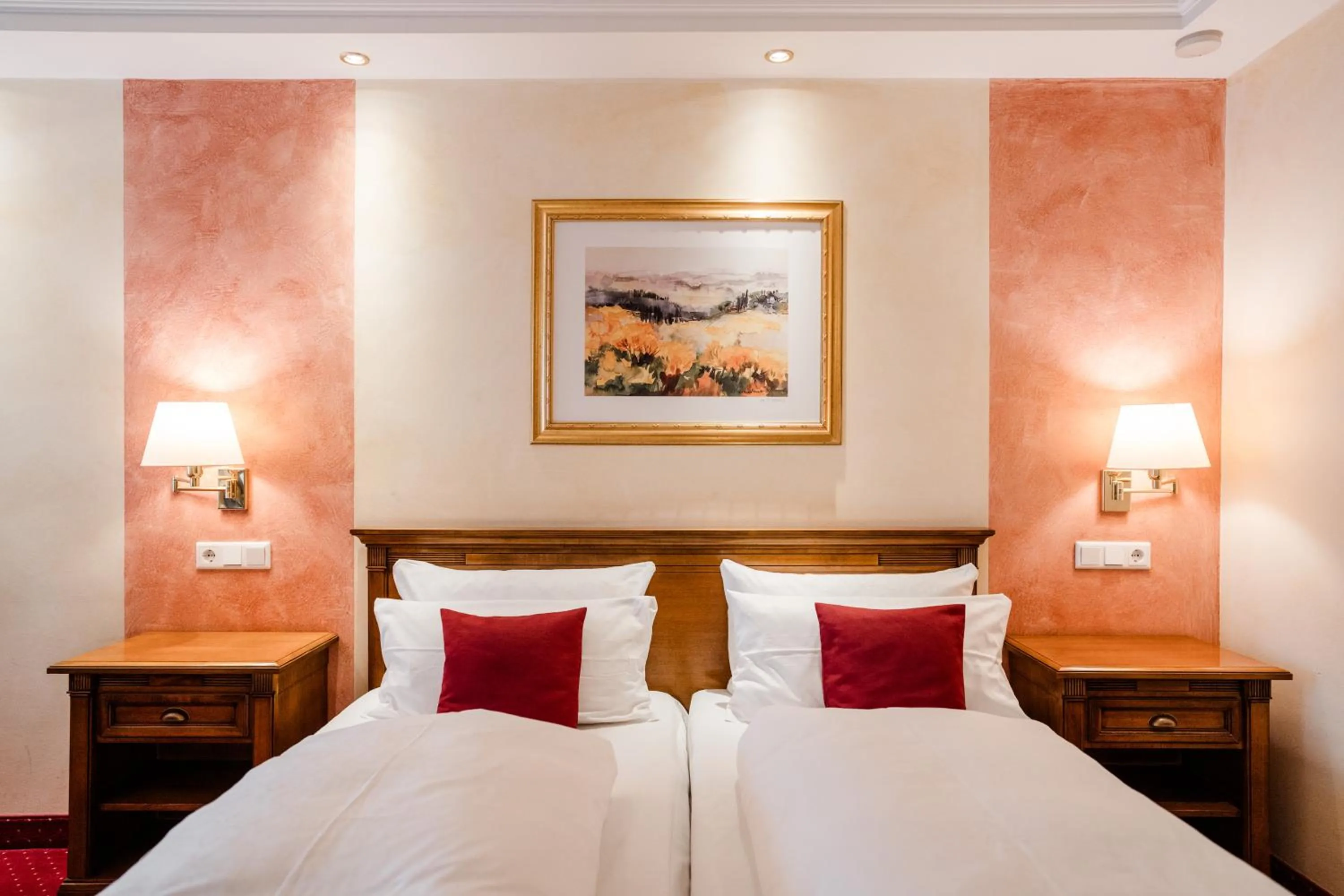 Bed in Hotel Antoniushof