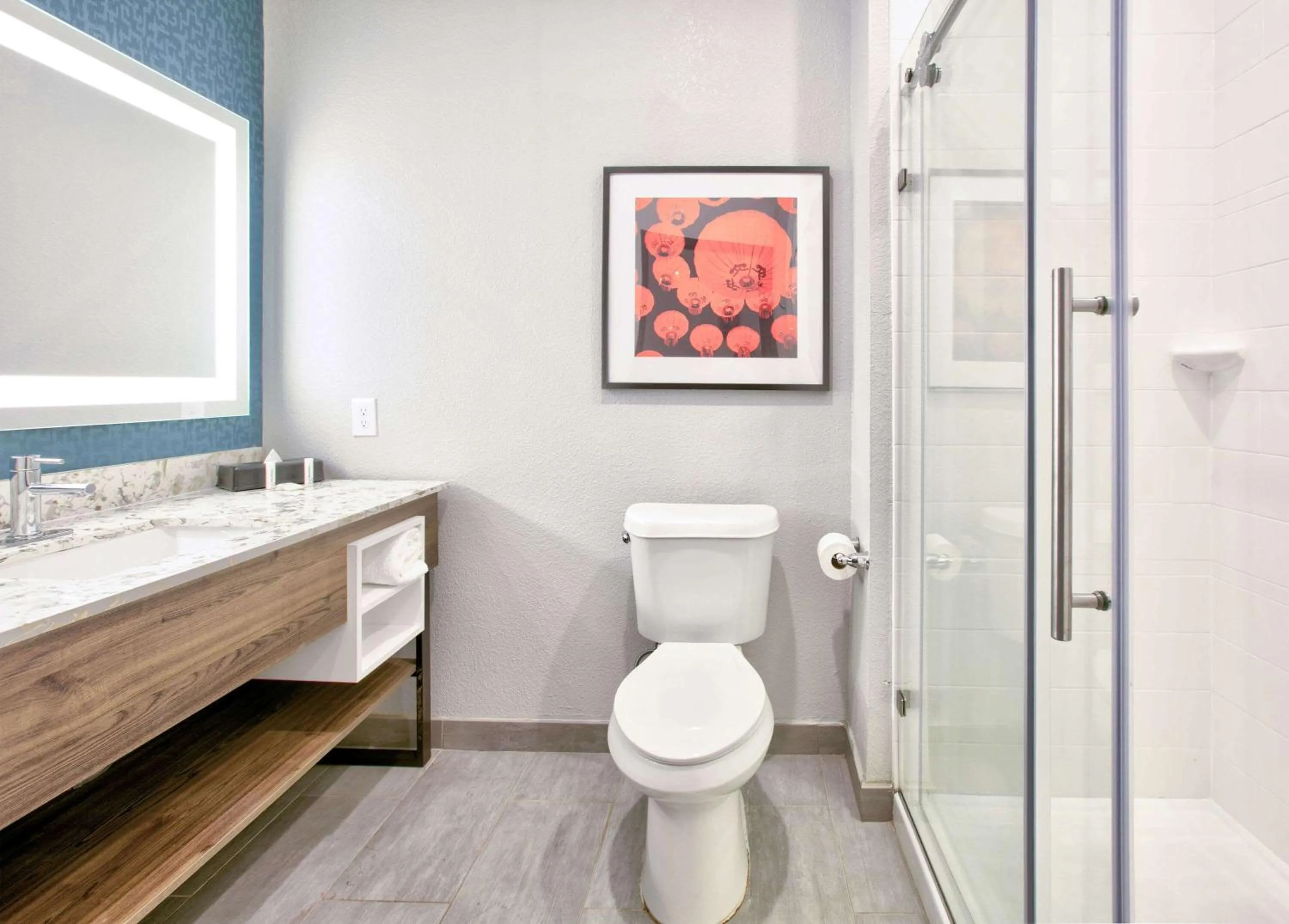 Bathroom in La Quinta Inn & Suites by Wyndham Dallas/Fairpark