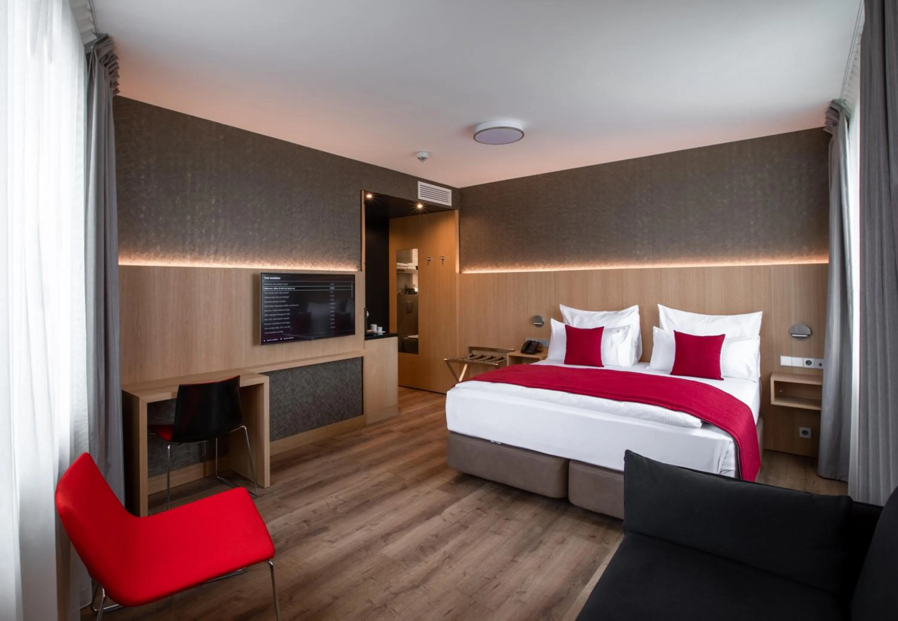 TV and multimedia, Bed in Ocak Hotel