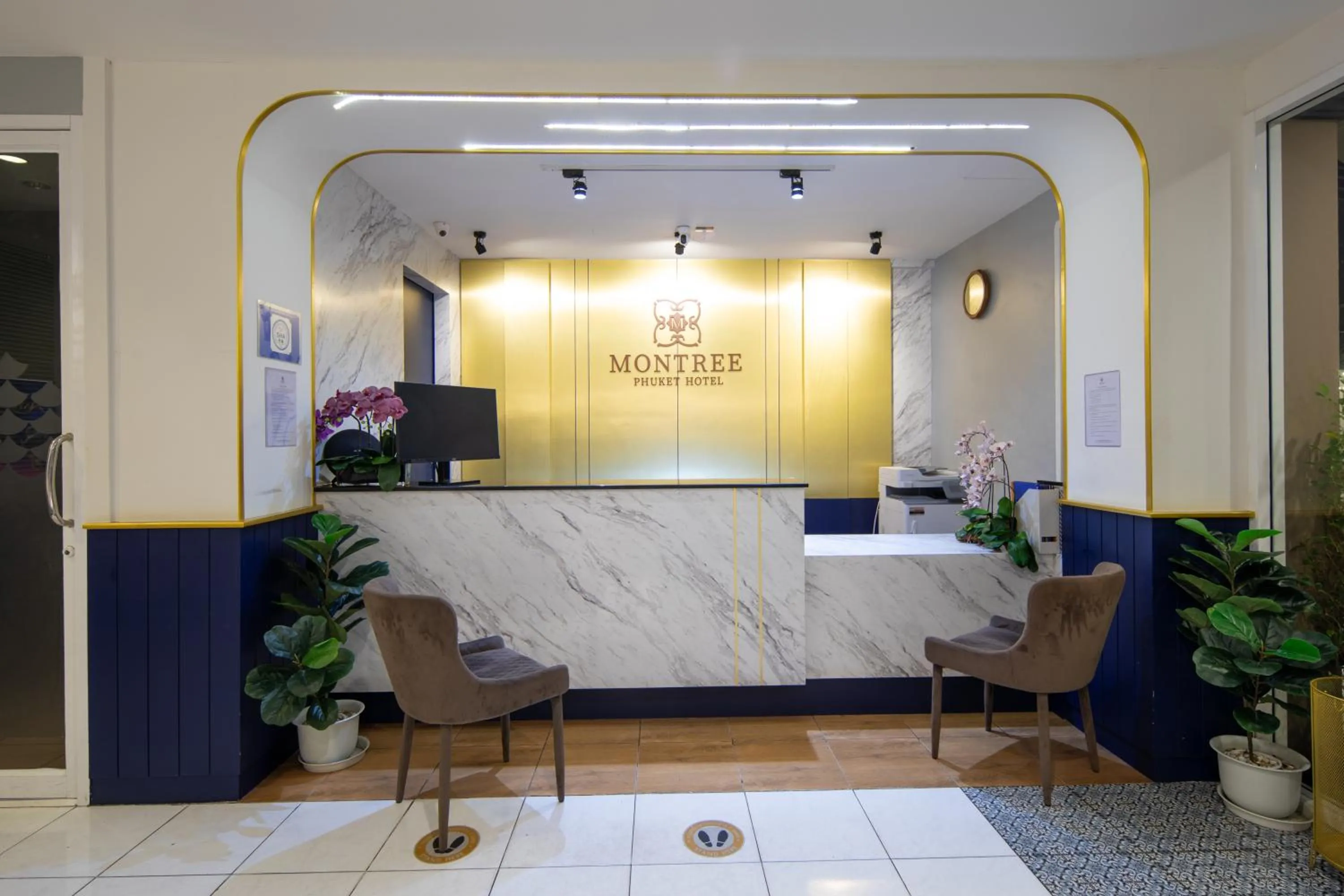 Lobby or reception in Montree Phuket Hotel