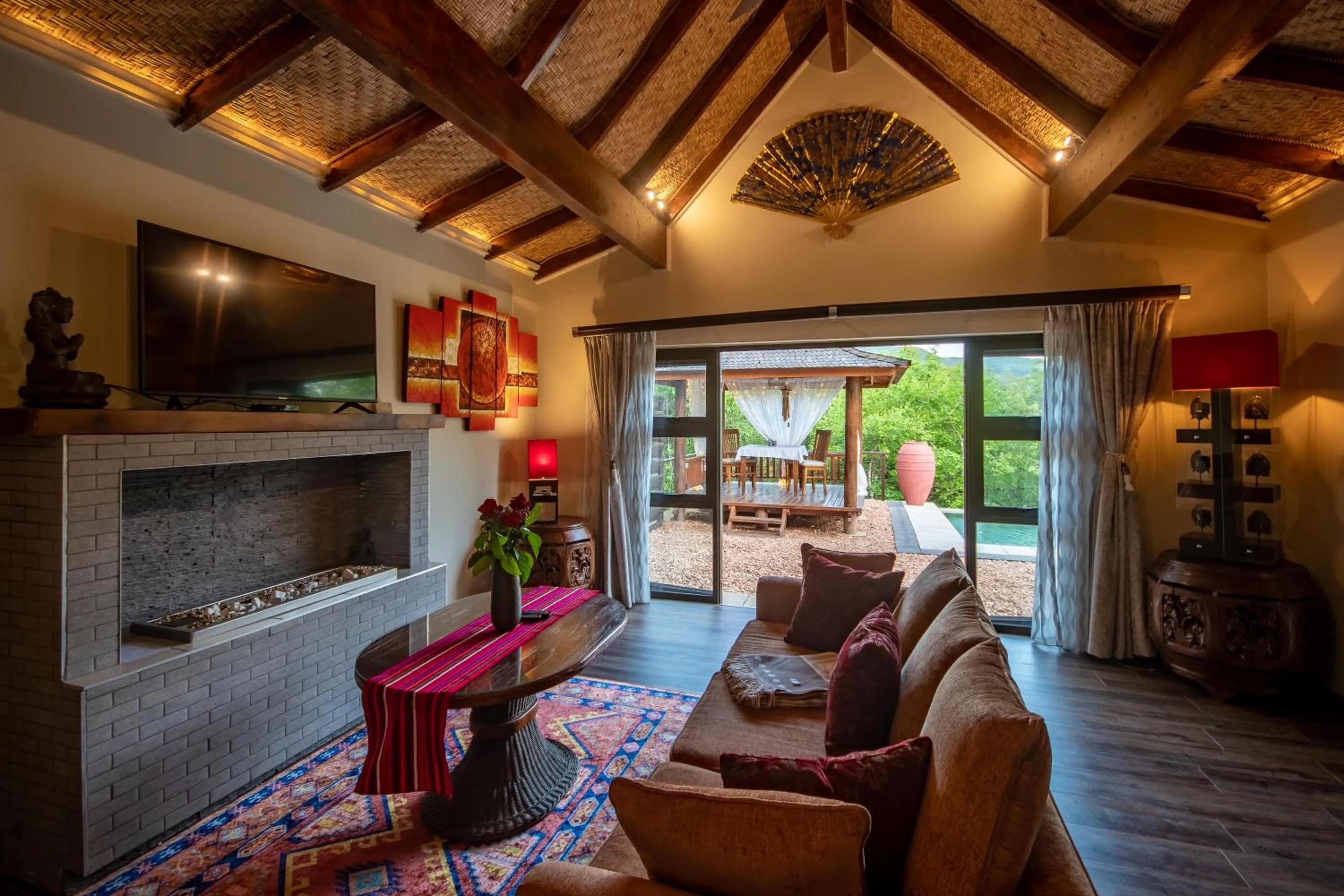 Seating area in The Zarafa