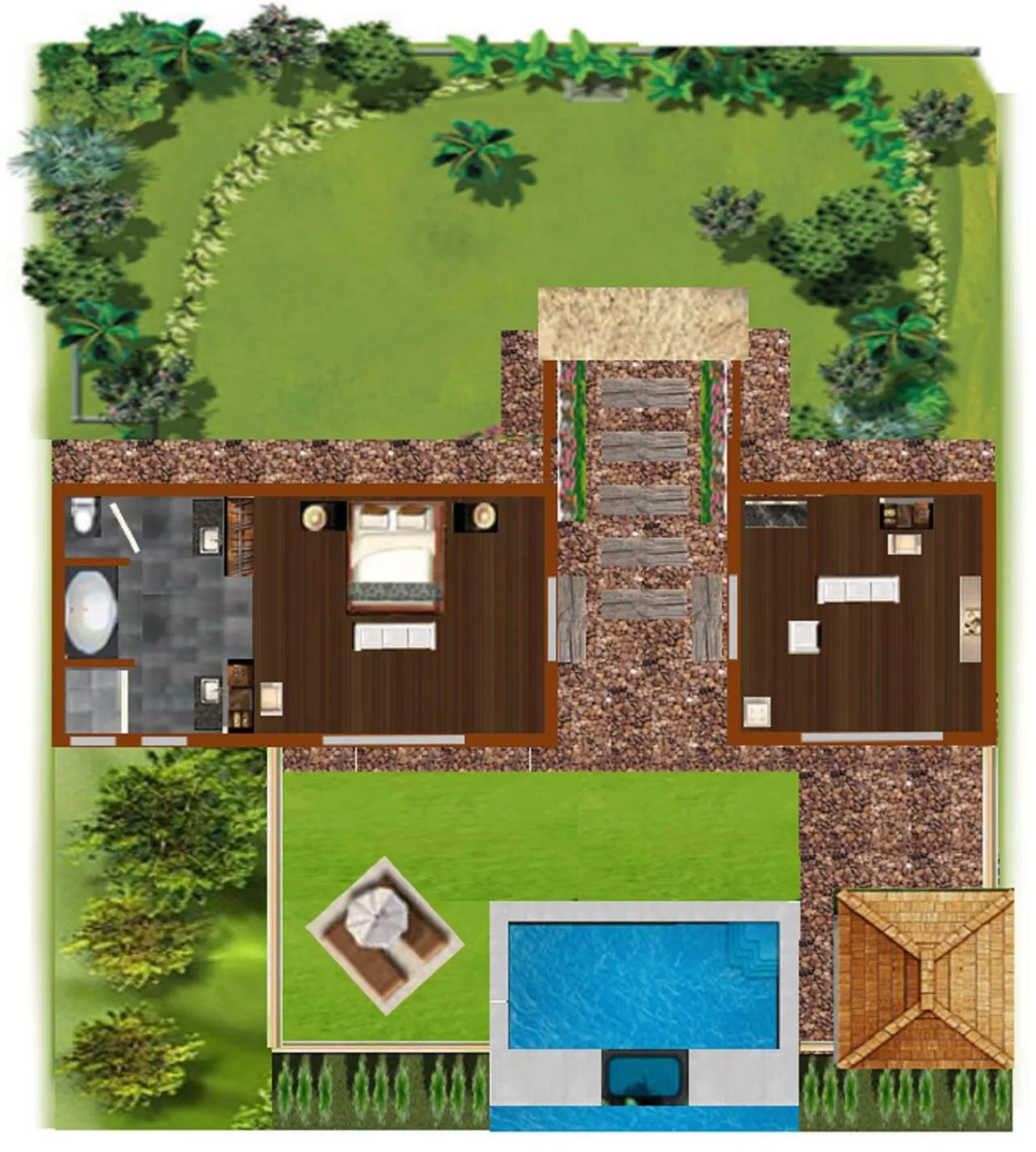 Floor plan in The Zarafa