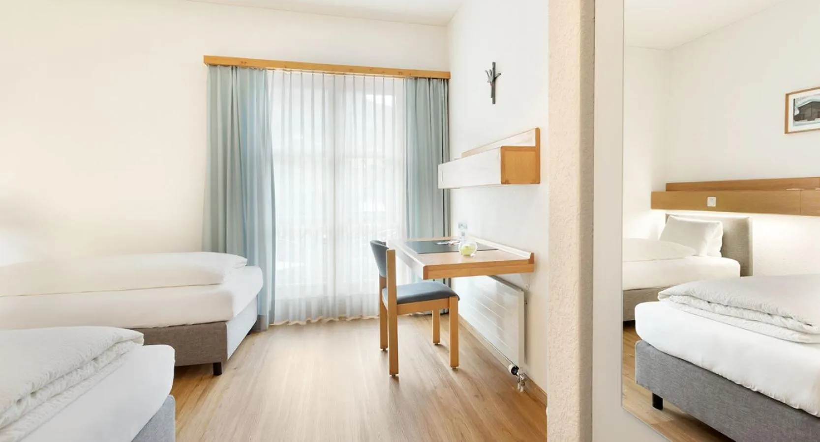 Photo of the whole room, Bed in Hotel & Bildungshaus St. Jodern