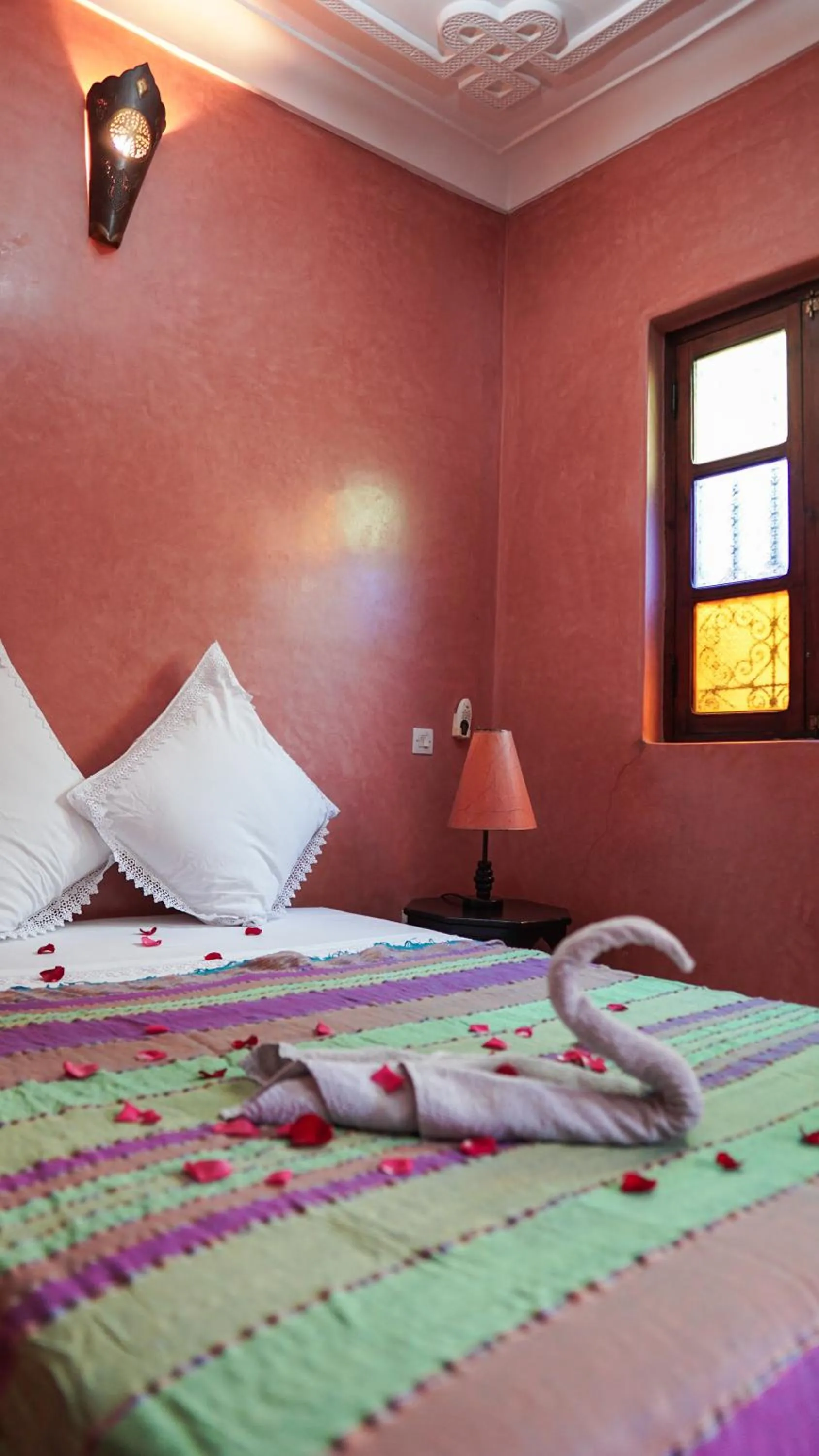 Bed in Riad Ahlsouss