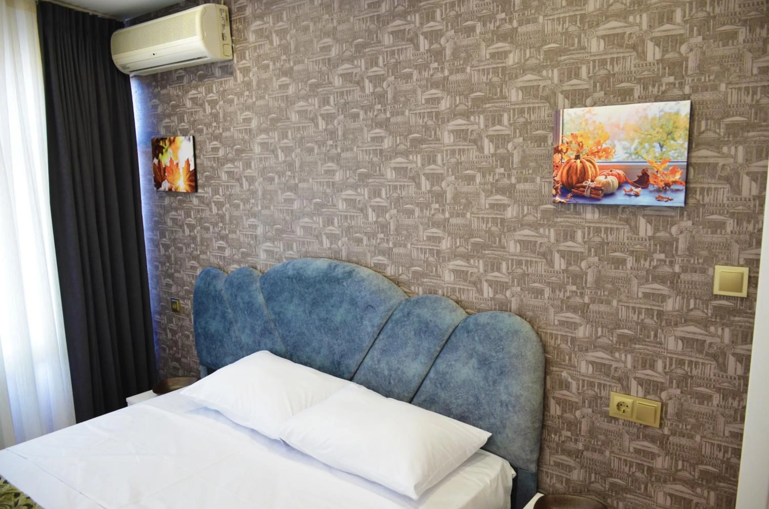 View (from property/room), Bed in Rodion Hotel