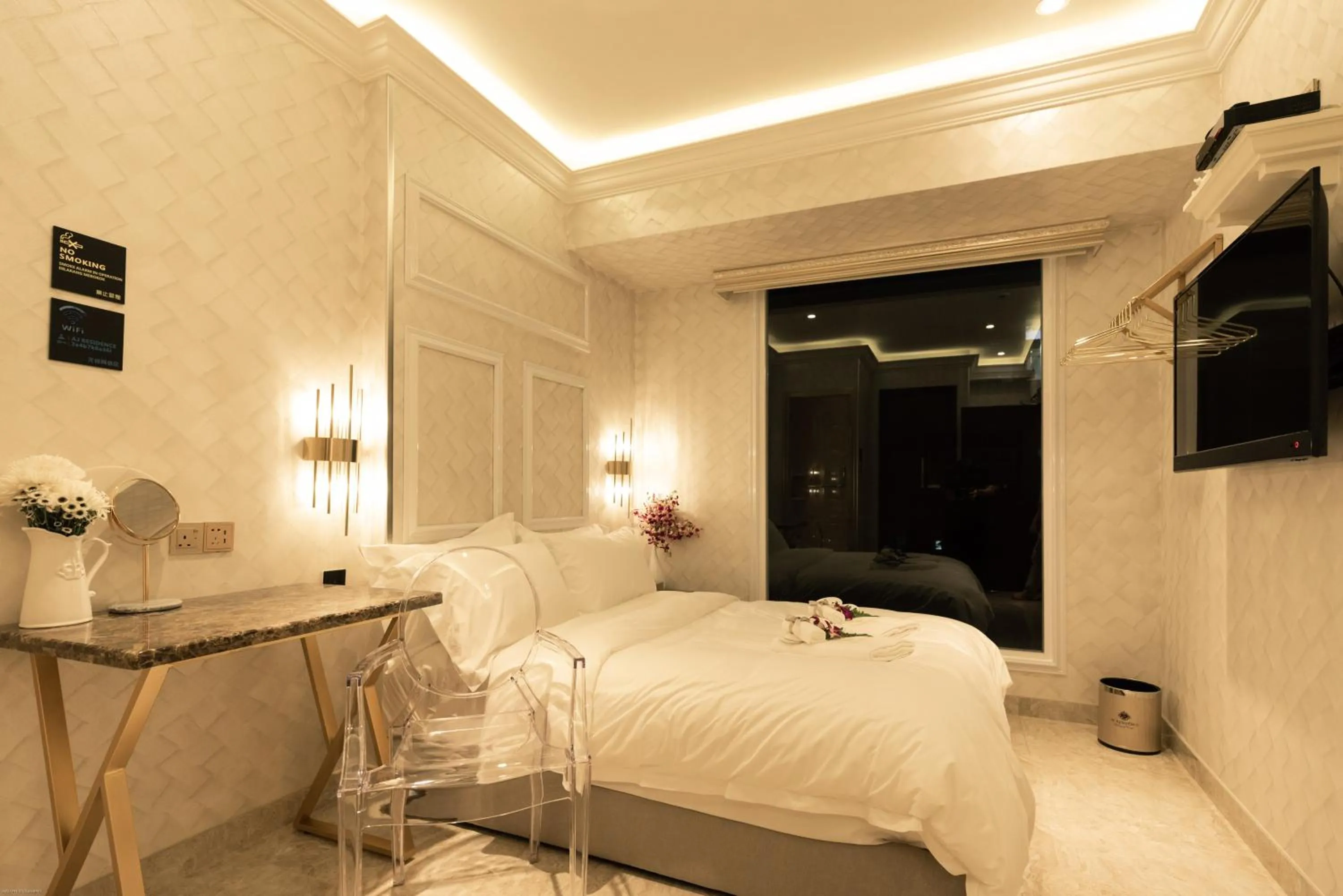 Floor plan, Bed in AJ Residence - Above Peppermint Asia City