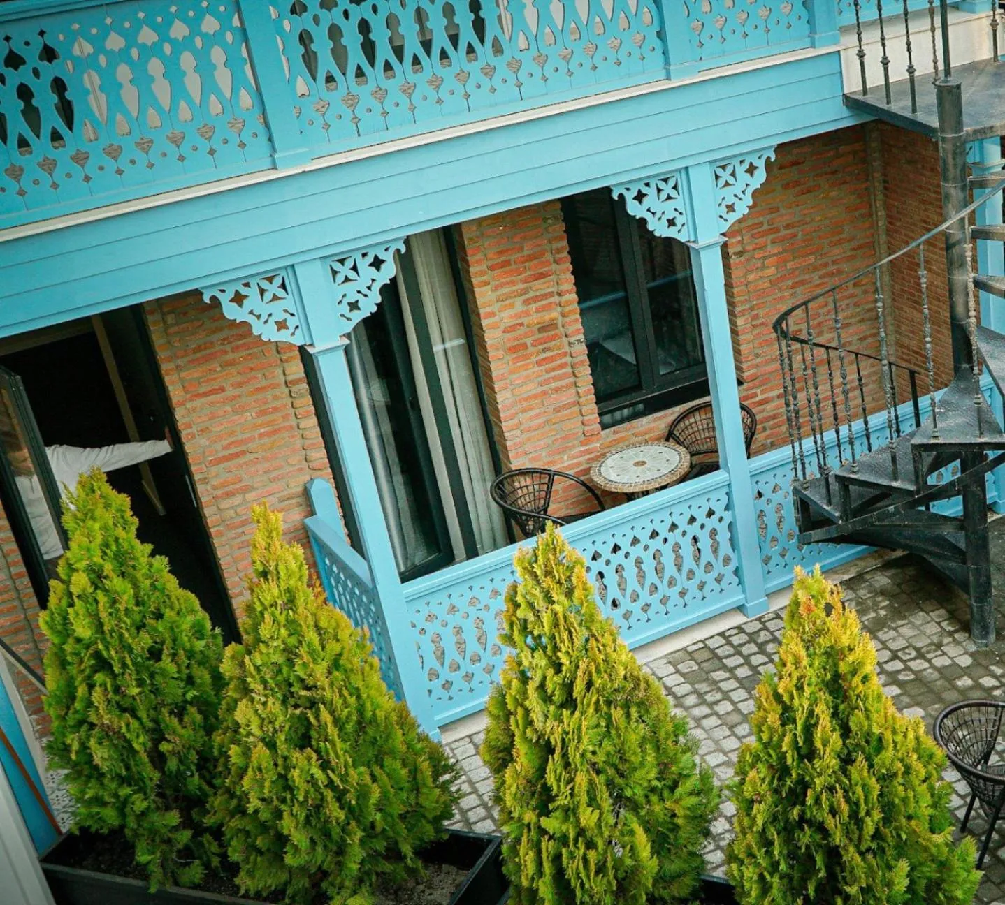 Balcony/Terrace in TbiliSee Hotel
