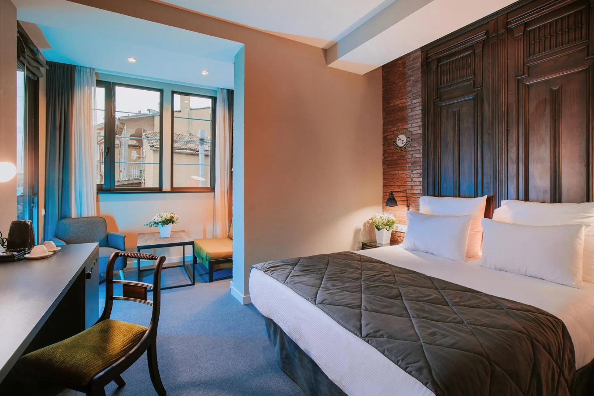 Photo of the whole room, Bed in TbiliSee Hotel