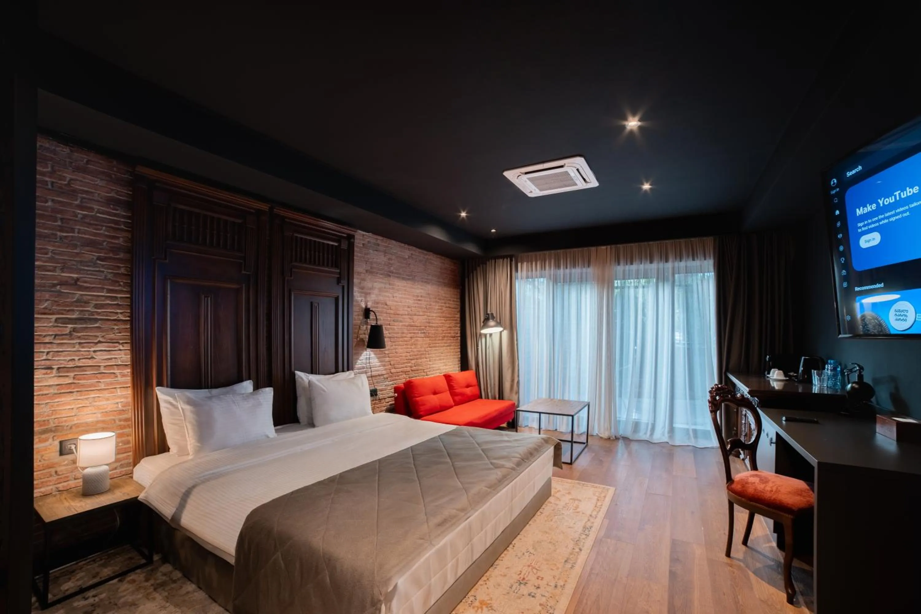 Bedroom, Bed in TbiliSee Hotel