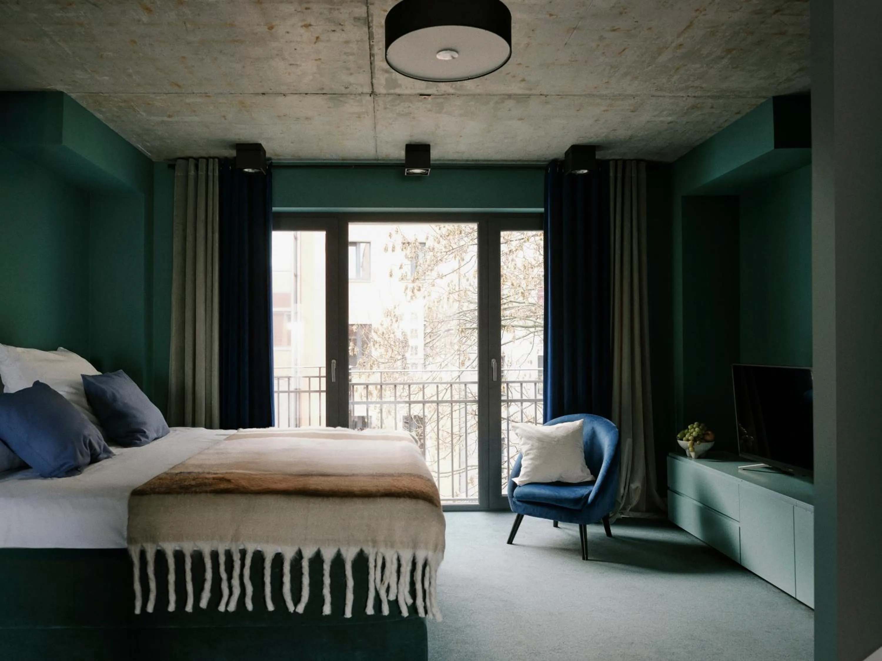 Bed in Art Apartments