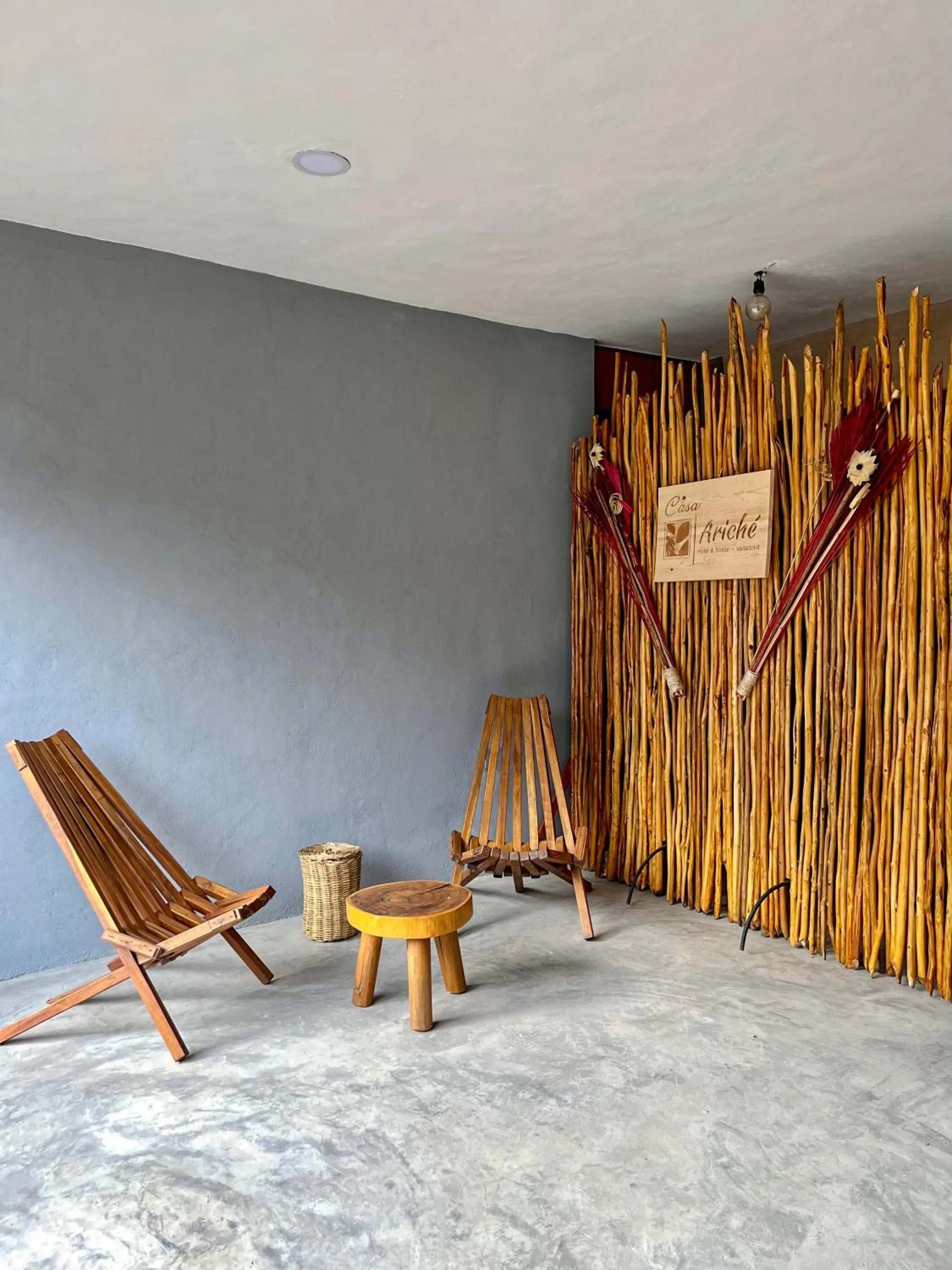 Lobby or reception in Ariché Valladolid Hotel & Hostal