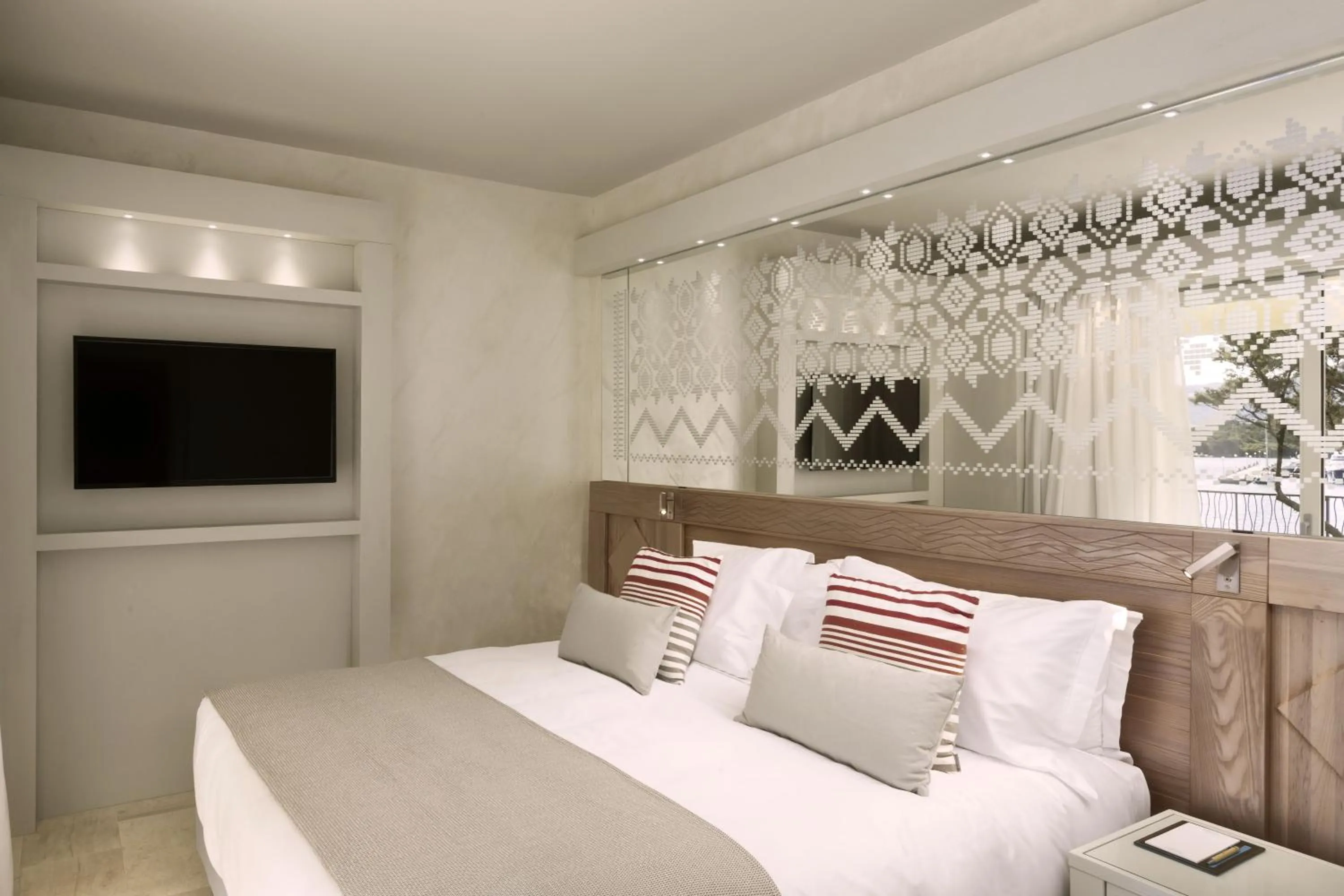 Bedroom, Bed in 7Pines Resort Sardinia - A Destination By Hyatt