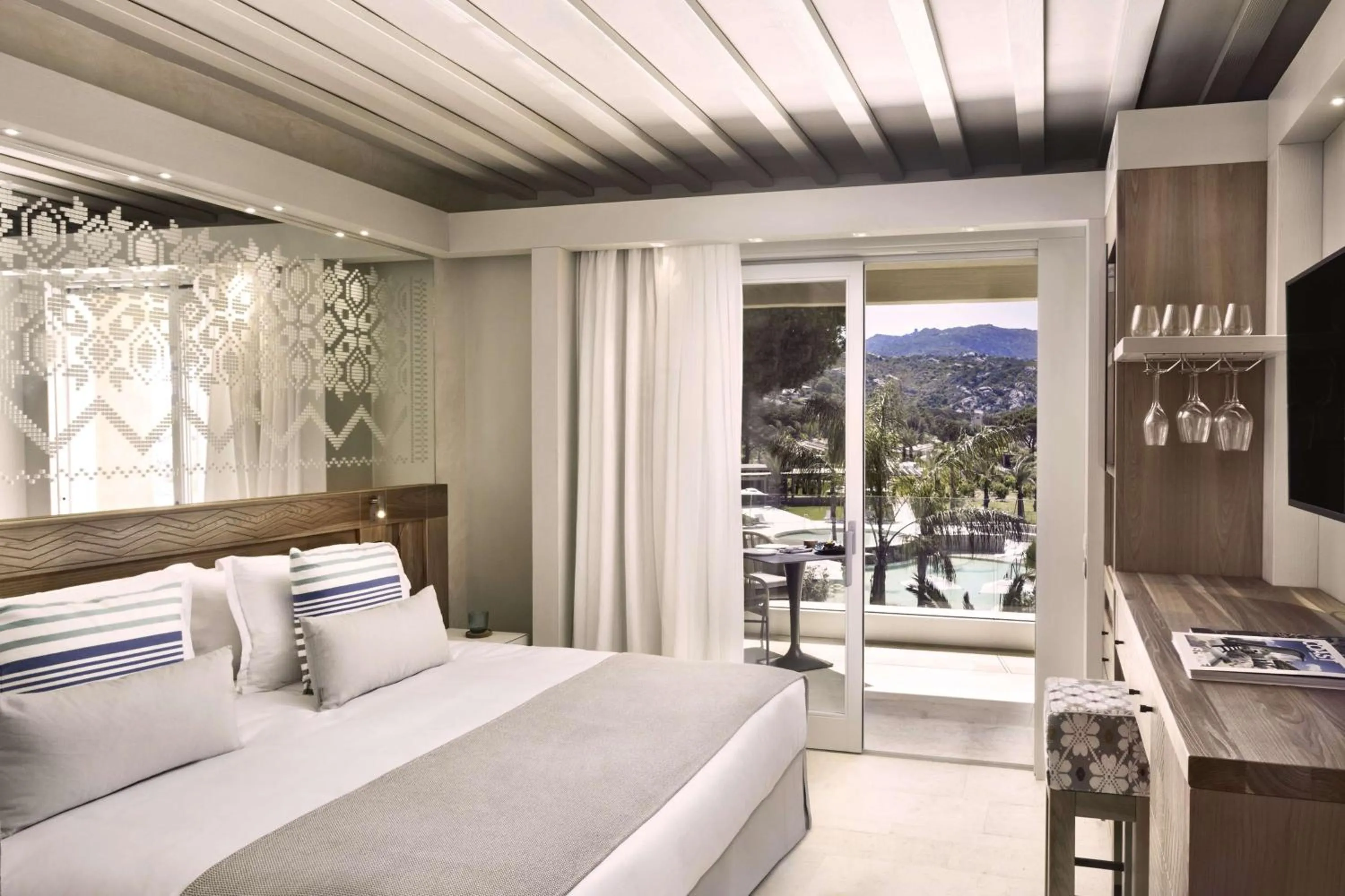 Bedroom, Bed in 7Pines Resort Sardinia - A Destination By Hyatt