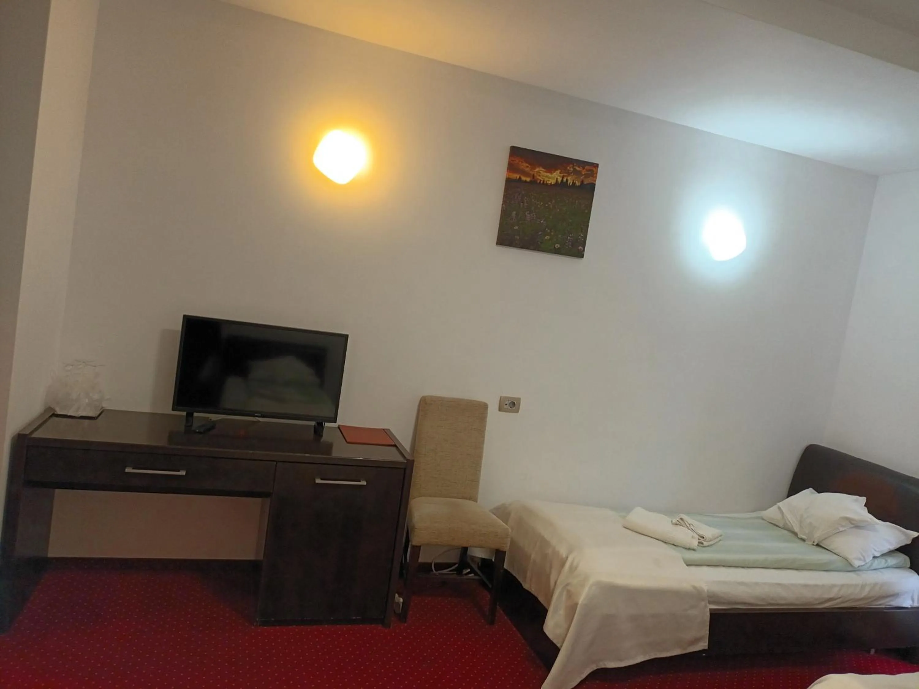 Bed in Hotel Transilvania Zalău