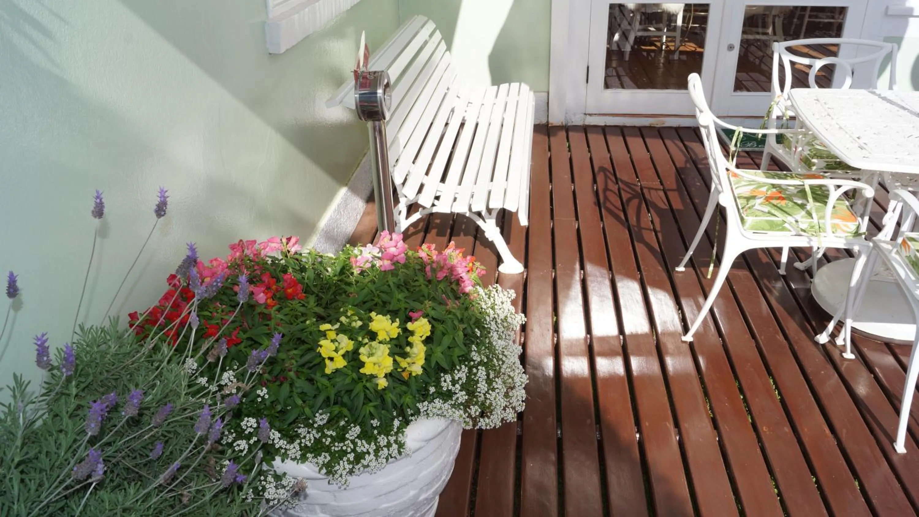 Patio in Pousada Chateau Colinas