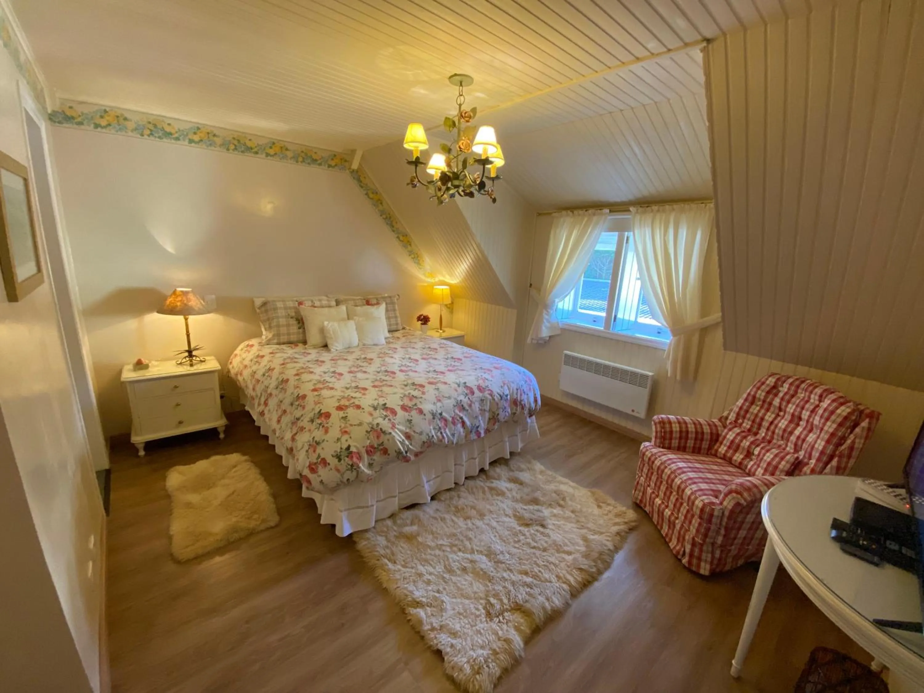 Bed in Pousada Chateau Colinas