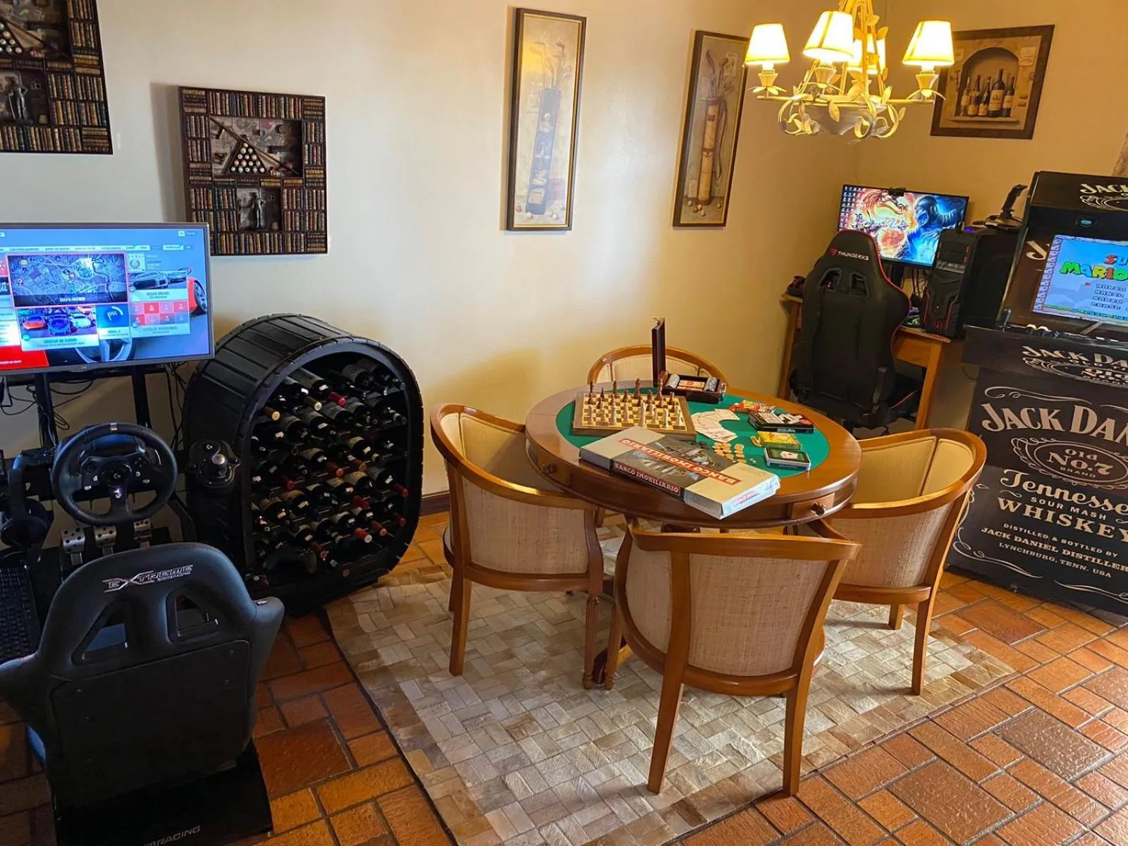 Game Room in Pousada Chateau Colinas