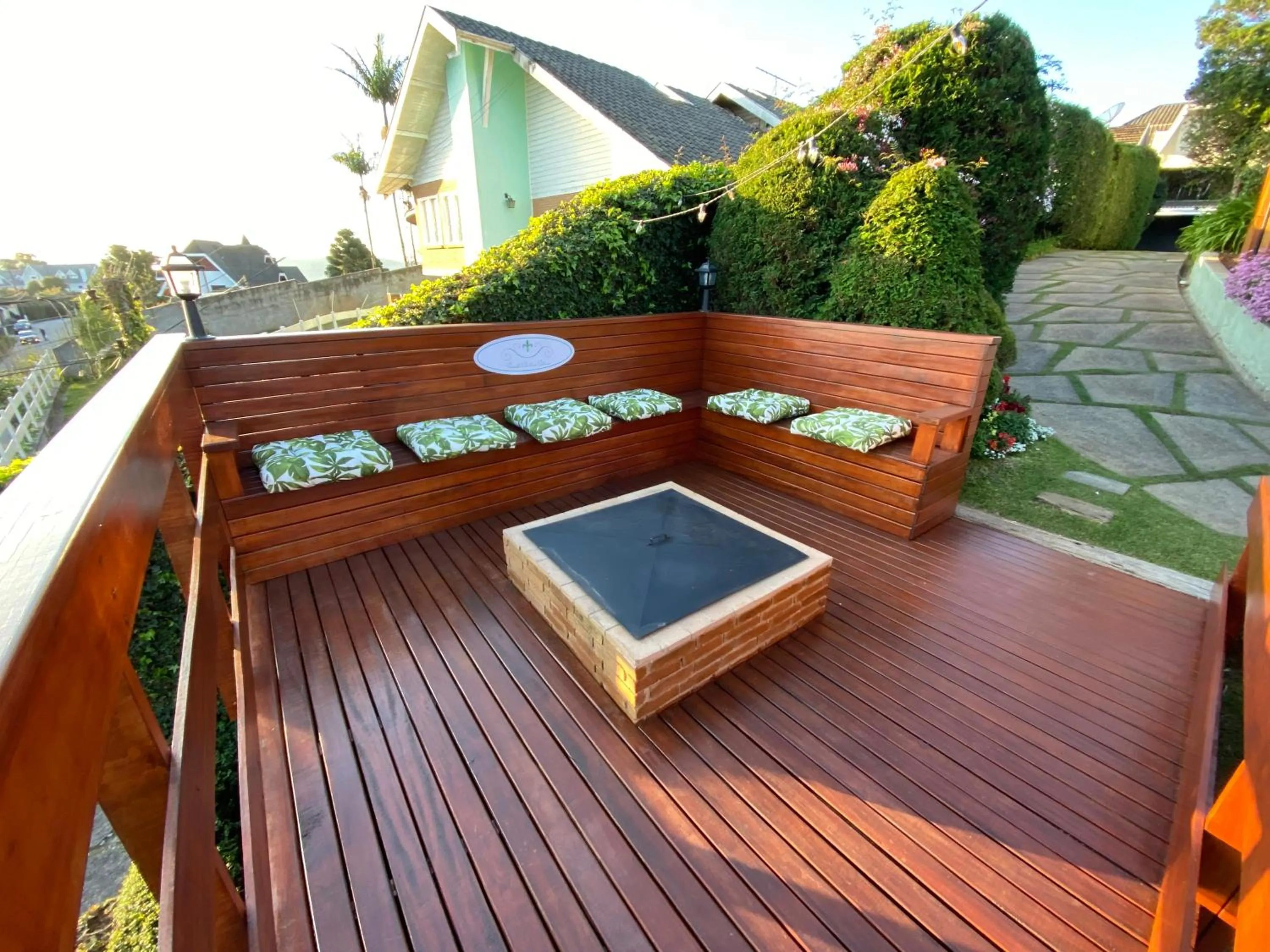 Patio in Pousada Chateau Colinas