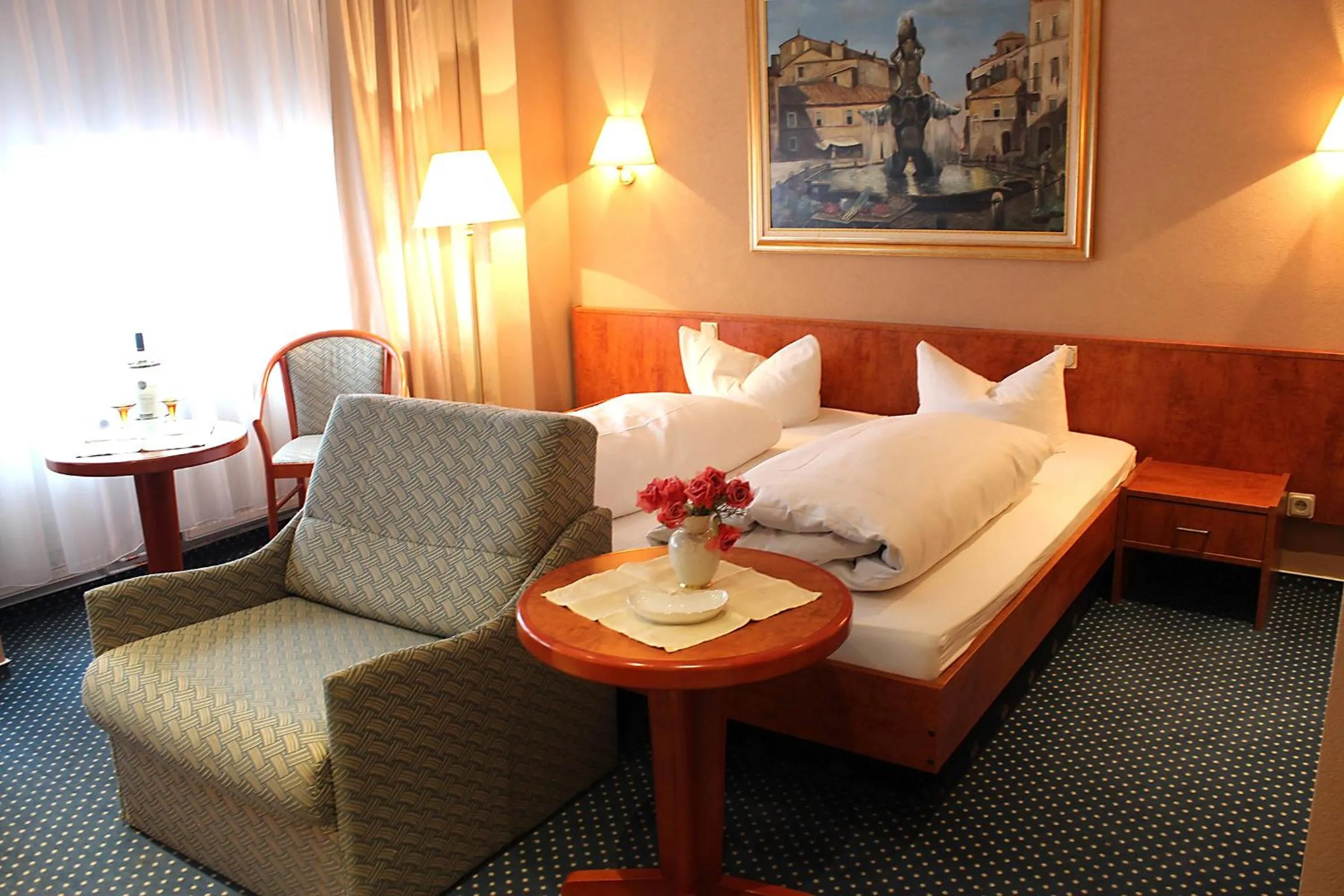 Photo of the whole room, Bed in Parkhotel Fischer