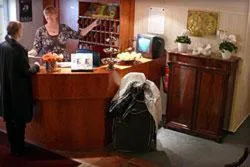 Lobby or reception in Parkhotel Fischer