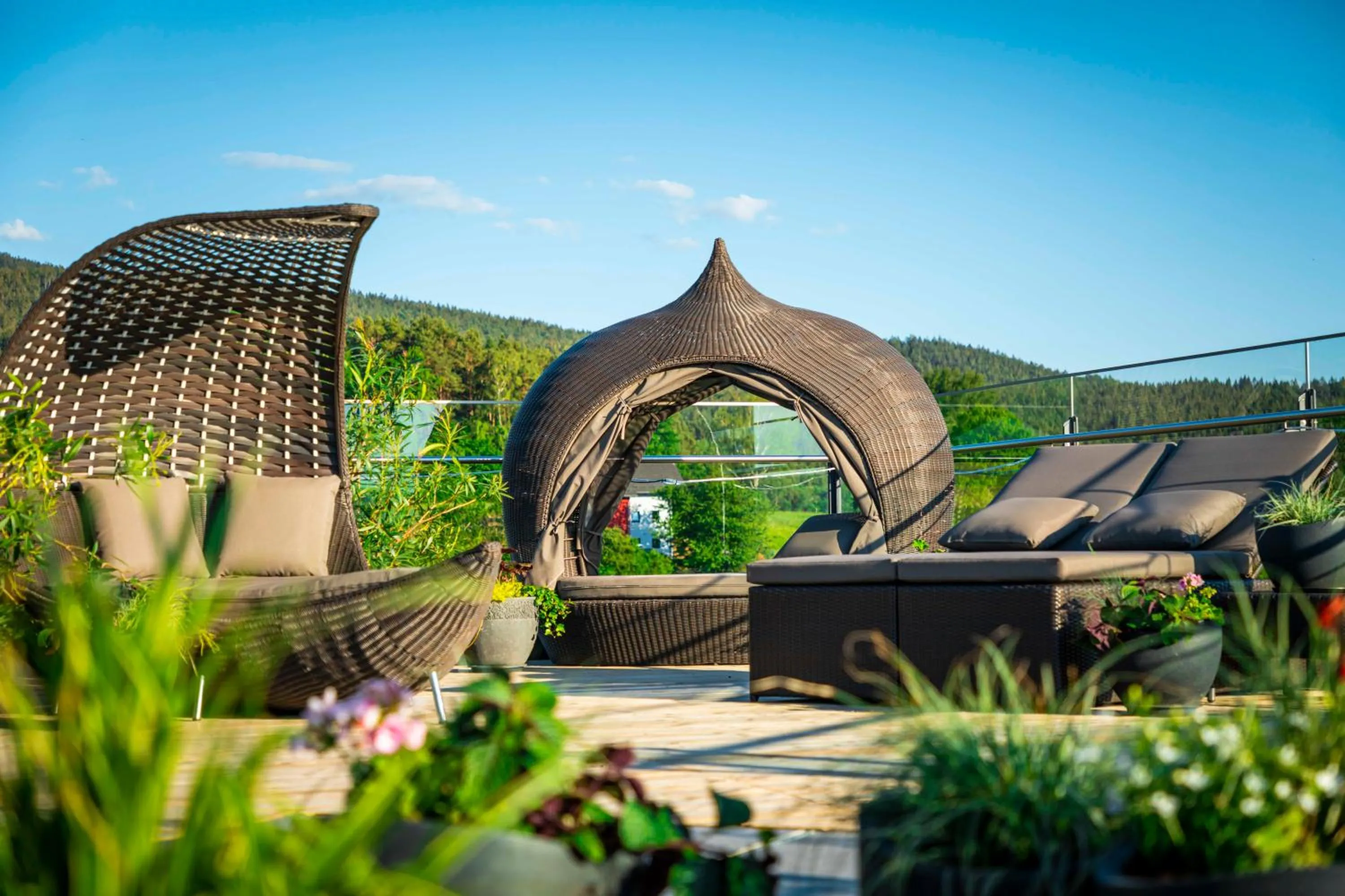 sunbed in Spirit & SPA Birkenhof am Elfenhain