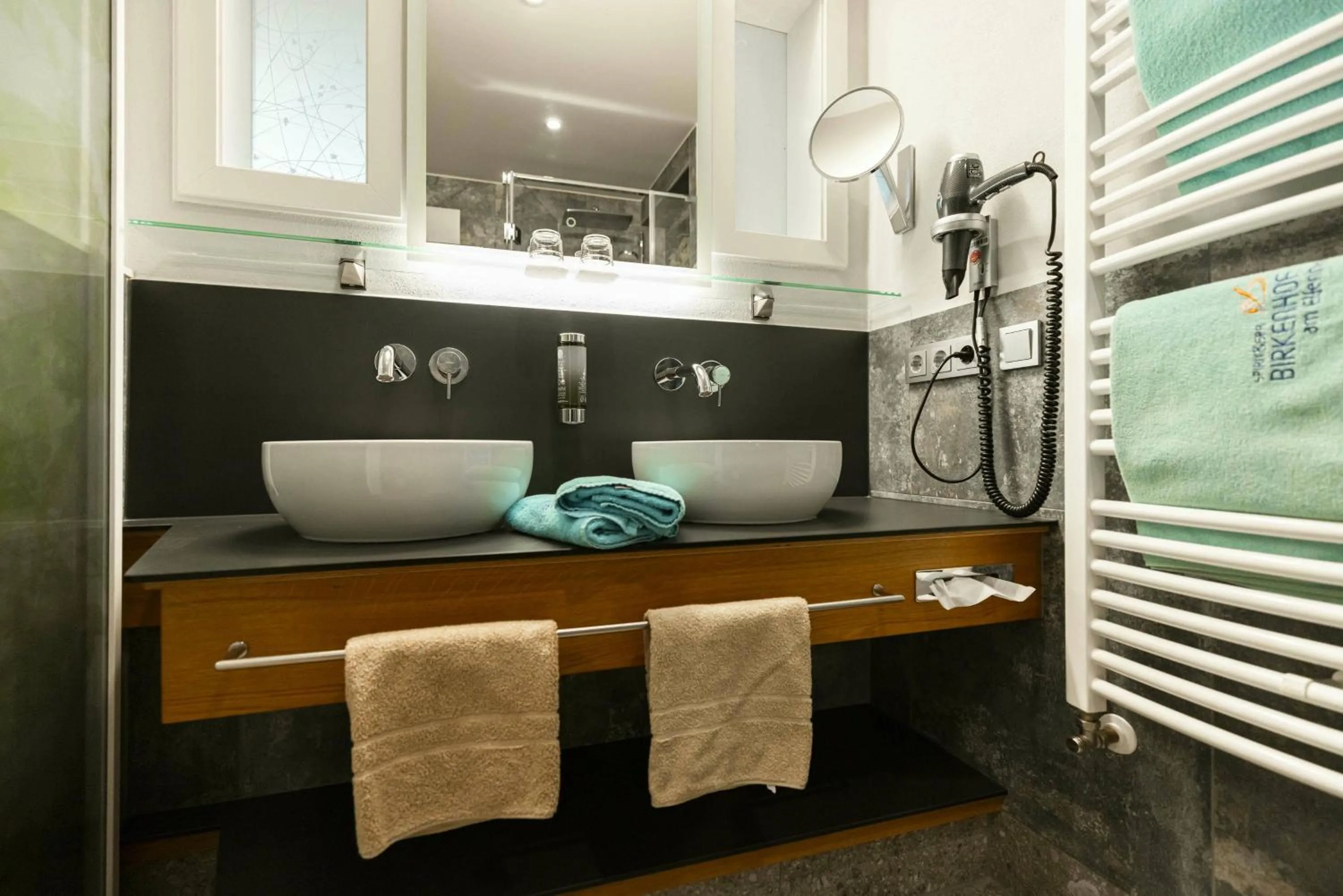 Bathroom in Spirit & SPA Birkenhof am Elfenhain