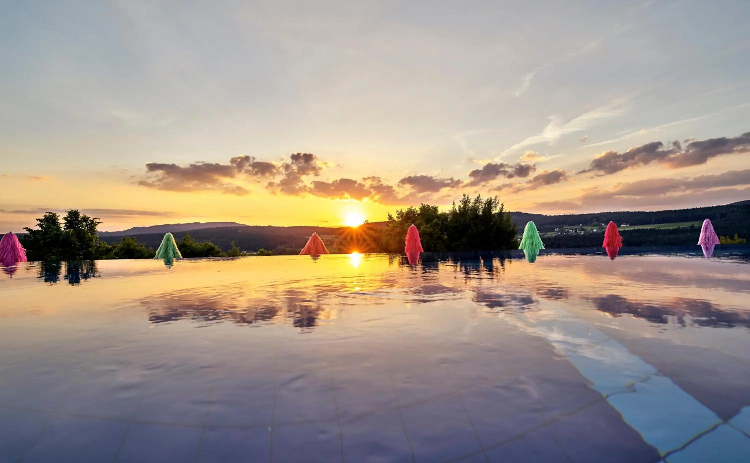Swimming pool in Spirit & SPA Birkenhof am Elfenhain